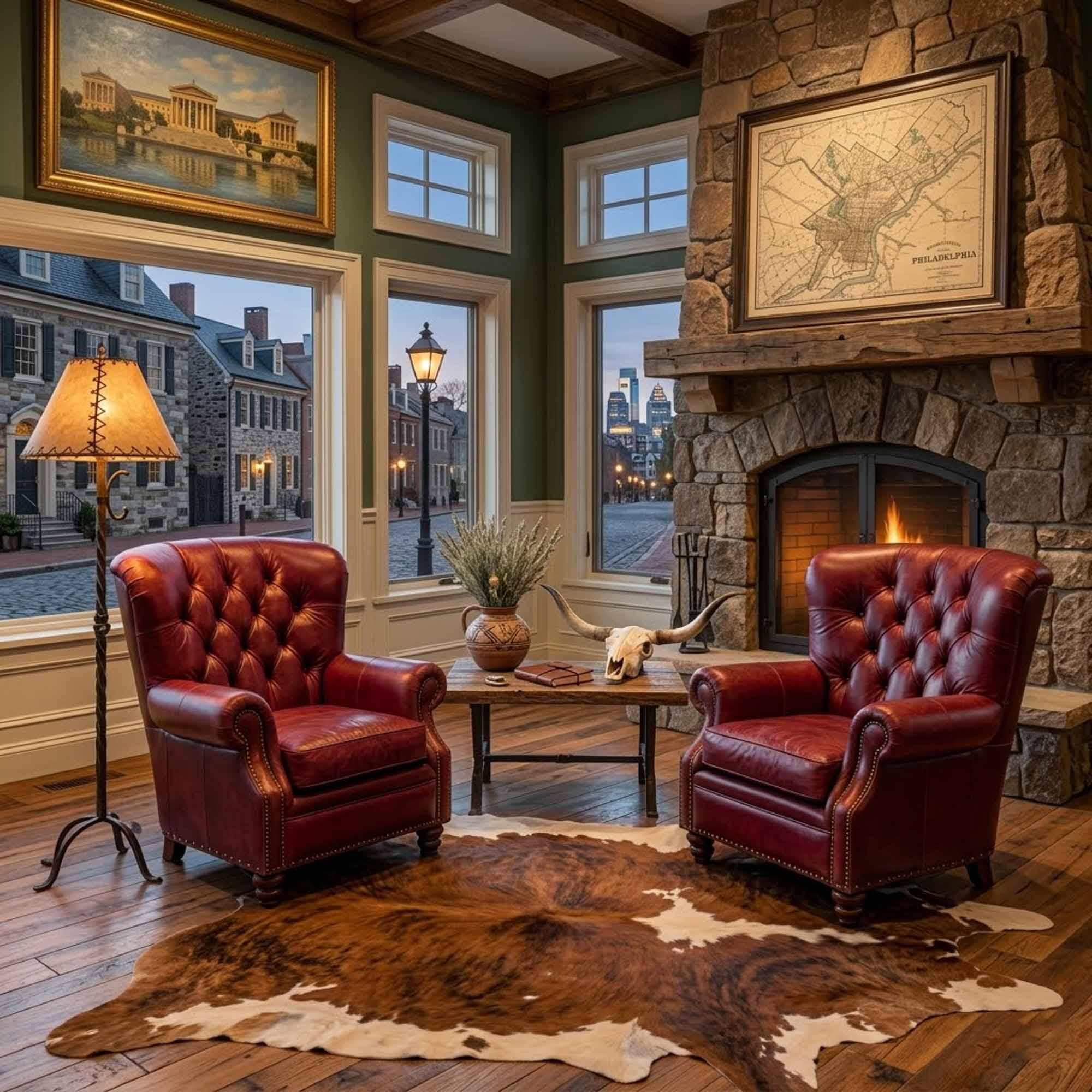 Britannia Leather Chair - Image 7