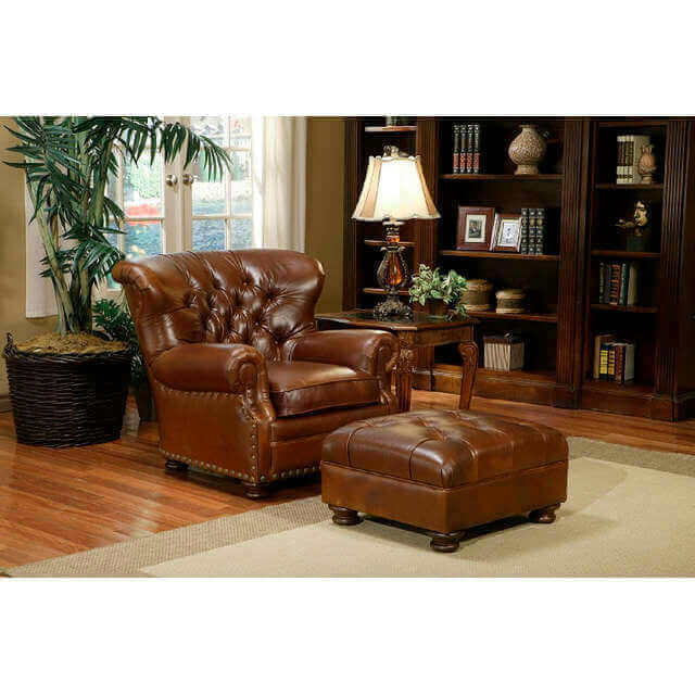 Britannia Leather Chair - Image 8
