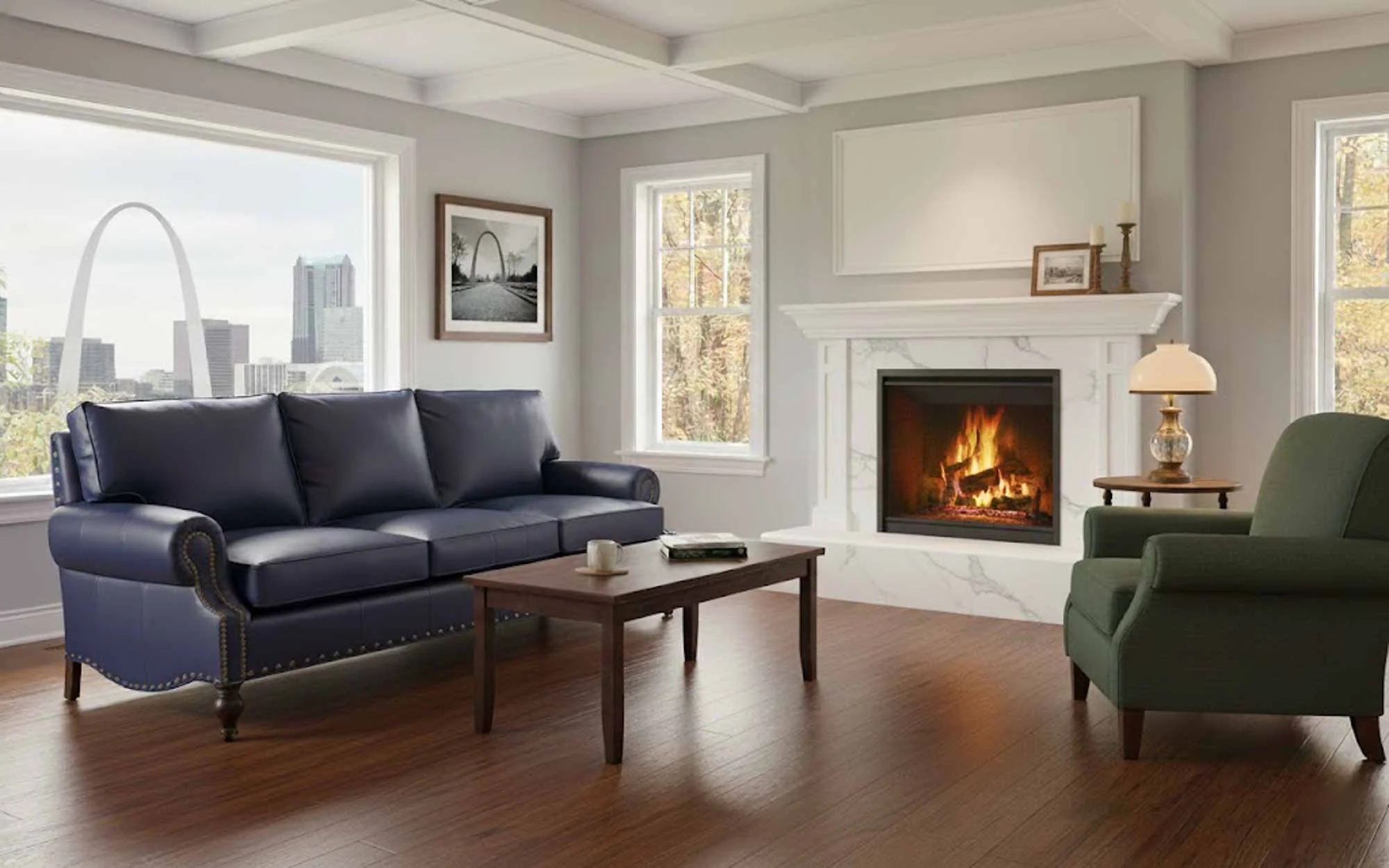 Bronson Leather Sofa - Image 6