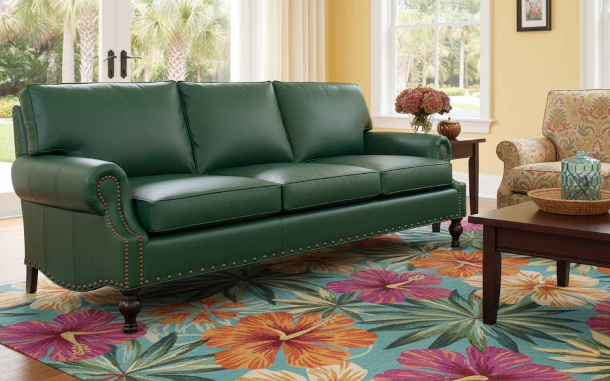 Bronson Leather Sofa - Image 7