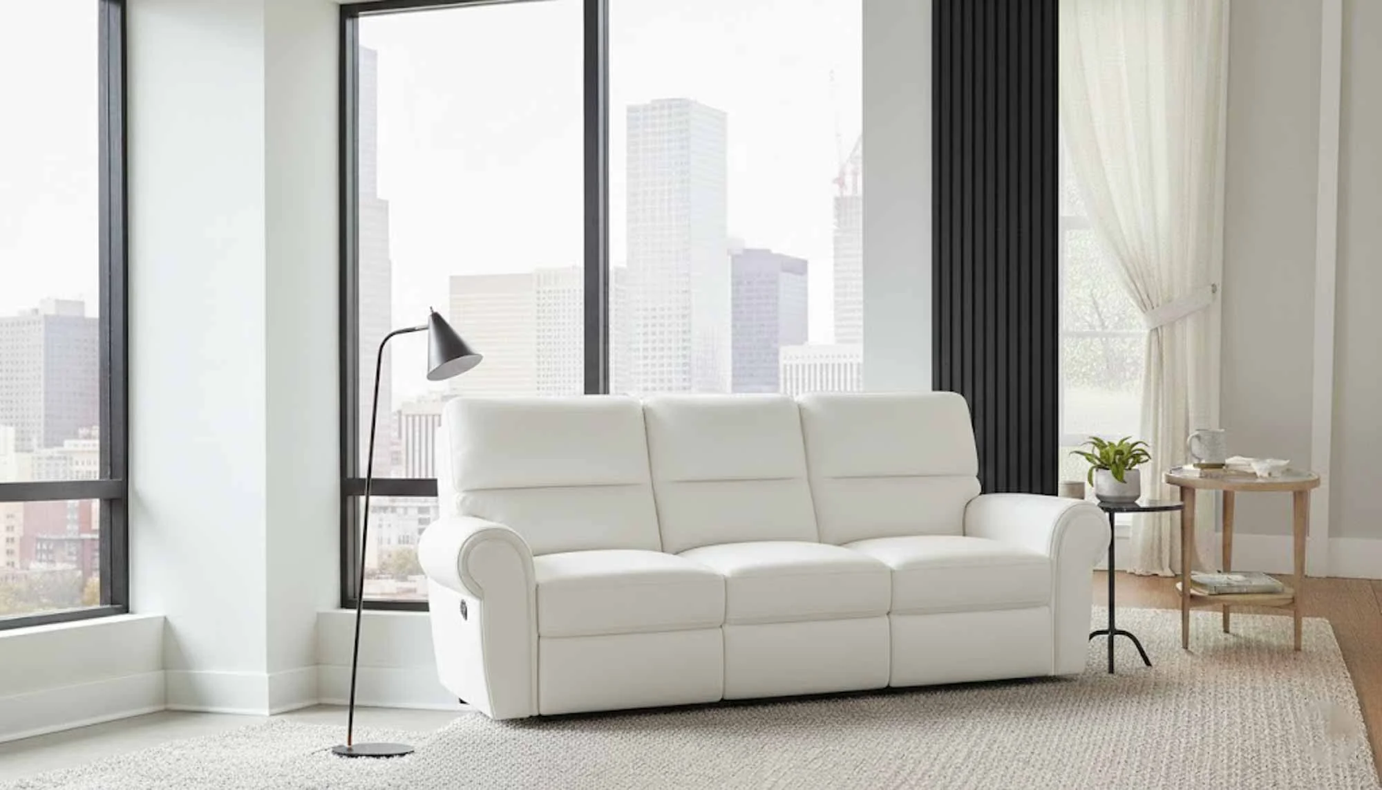 Brookfield Leather Reclining Loveseat - Image 3