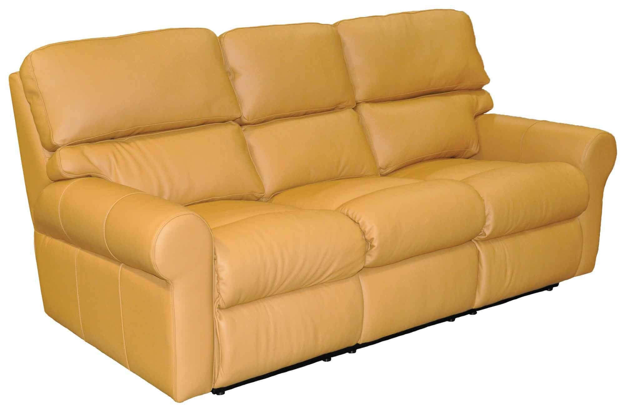 Brookhaven Leather Full Size Sleeper Sofa - Image 4