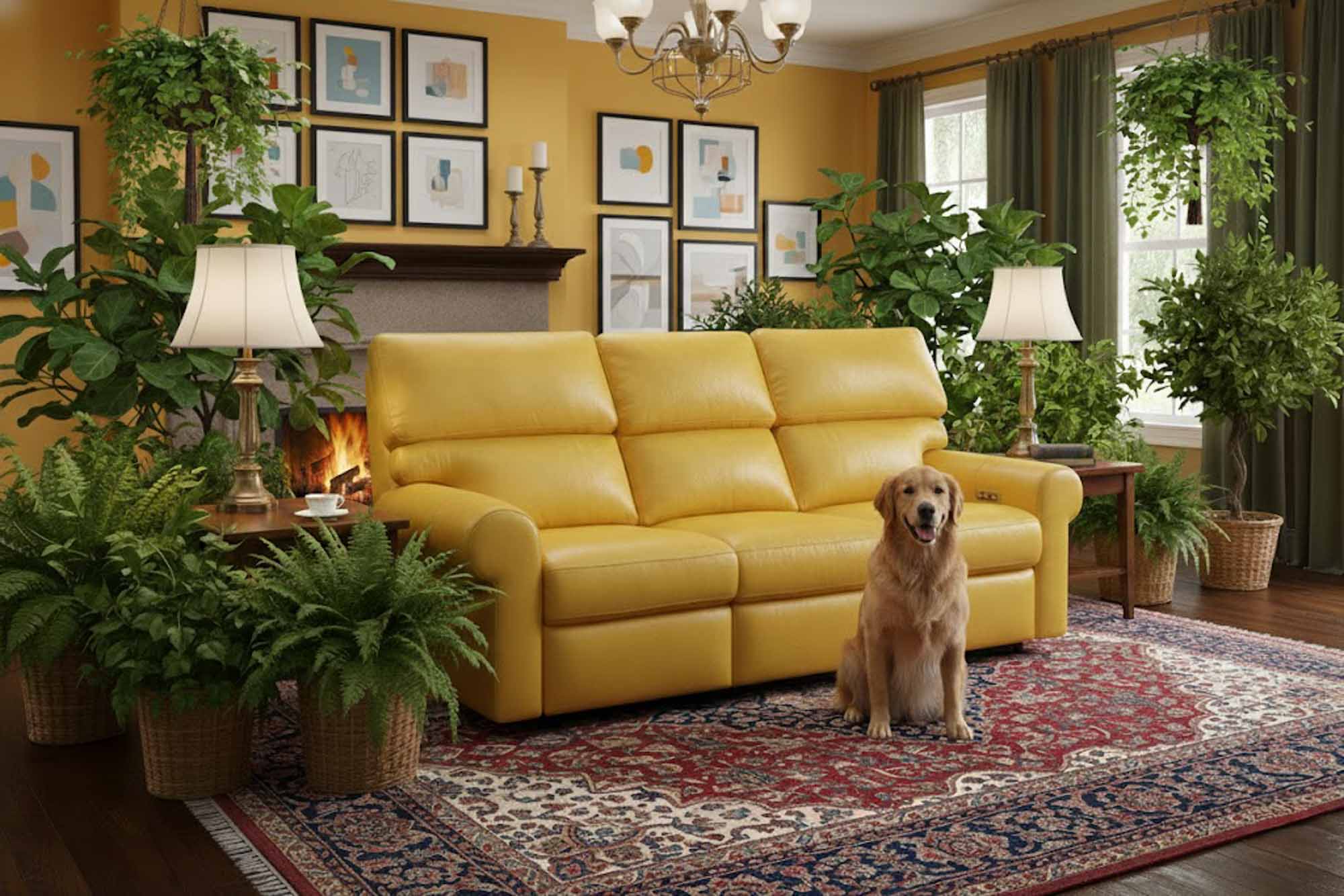Brookhaven Leather Full Size Sleeper Sofa - Image 7