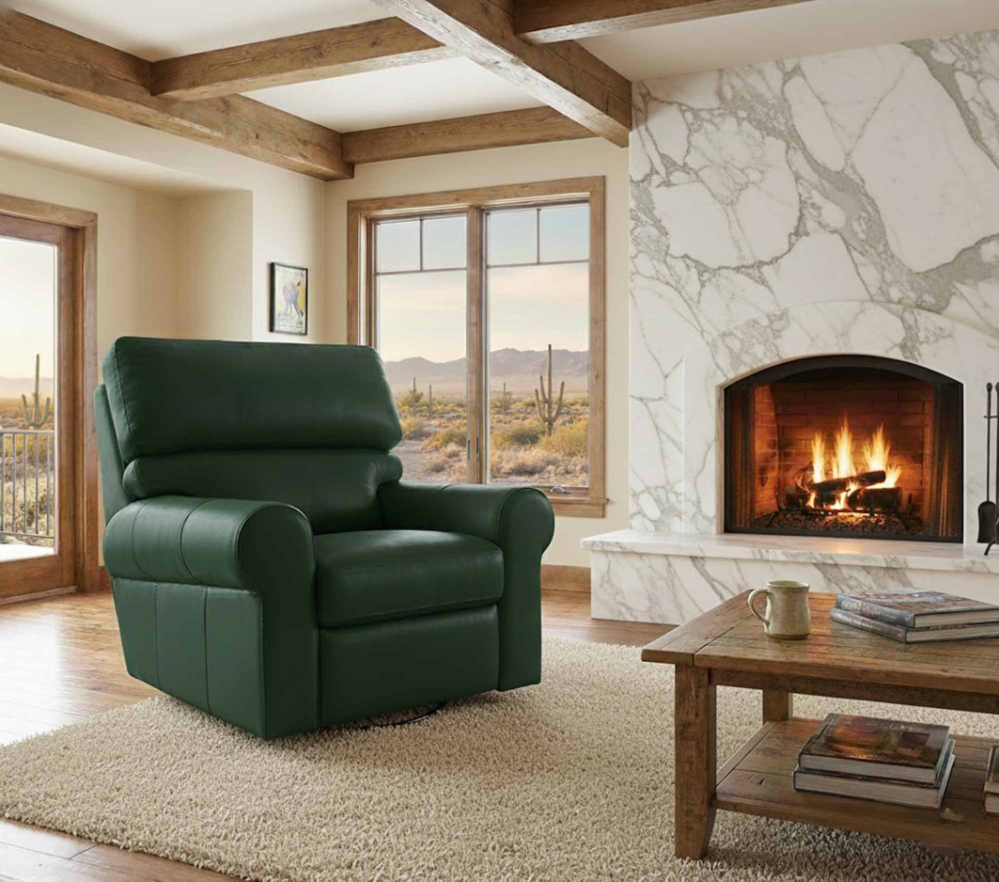 Brookhaven Leather Power Lift Recliner - Image 6