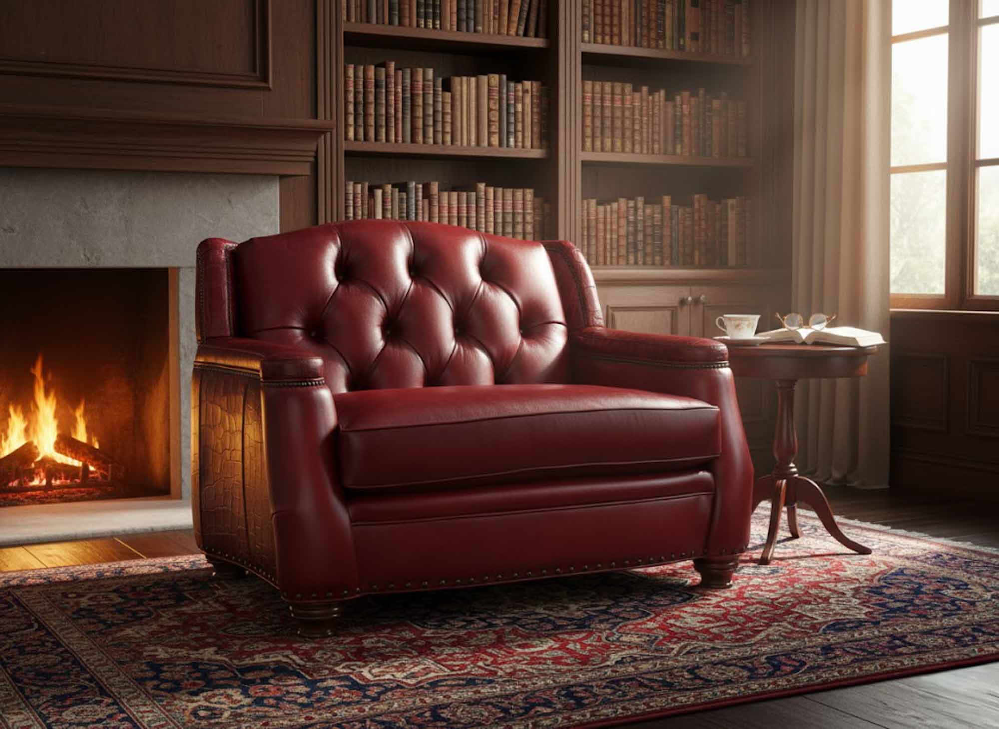 Callahan Leather Chair And A Half - Image 5