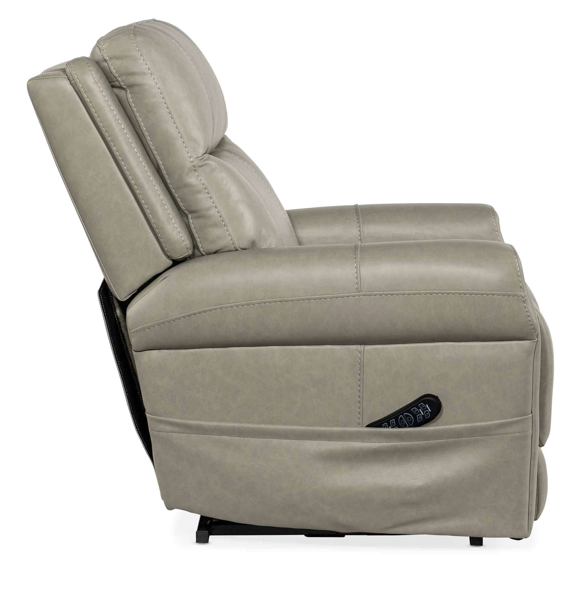 Cameron Leather Power Lift Recliner With Articulating Headrest And Lumbar - Image 2