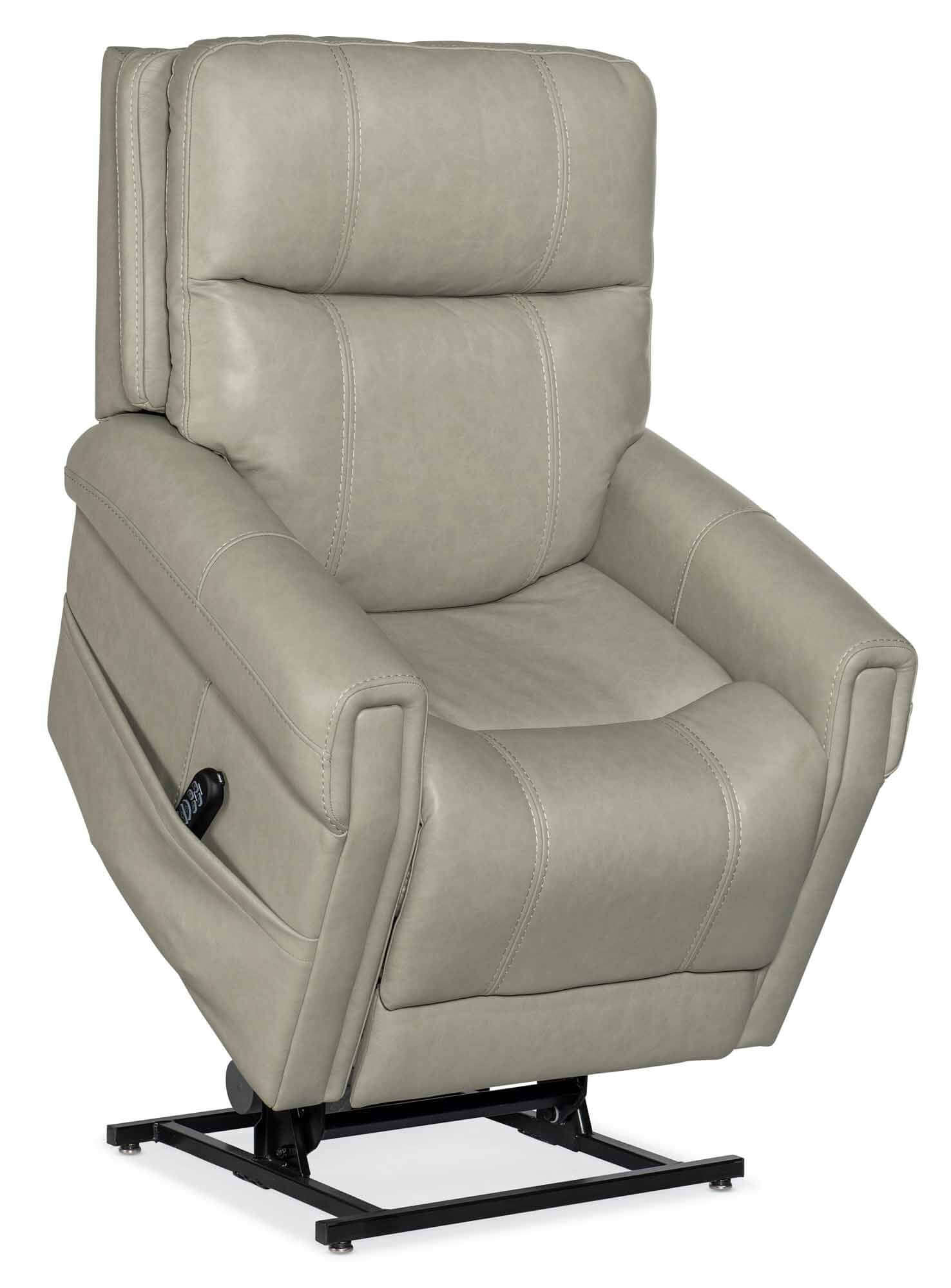 Cameron Leather Power Lift Recliner With Articulating Headrest And Lumbar - Image 6