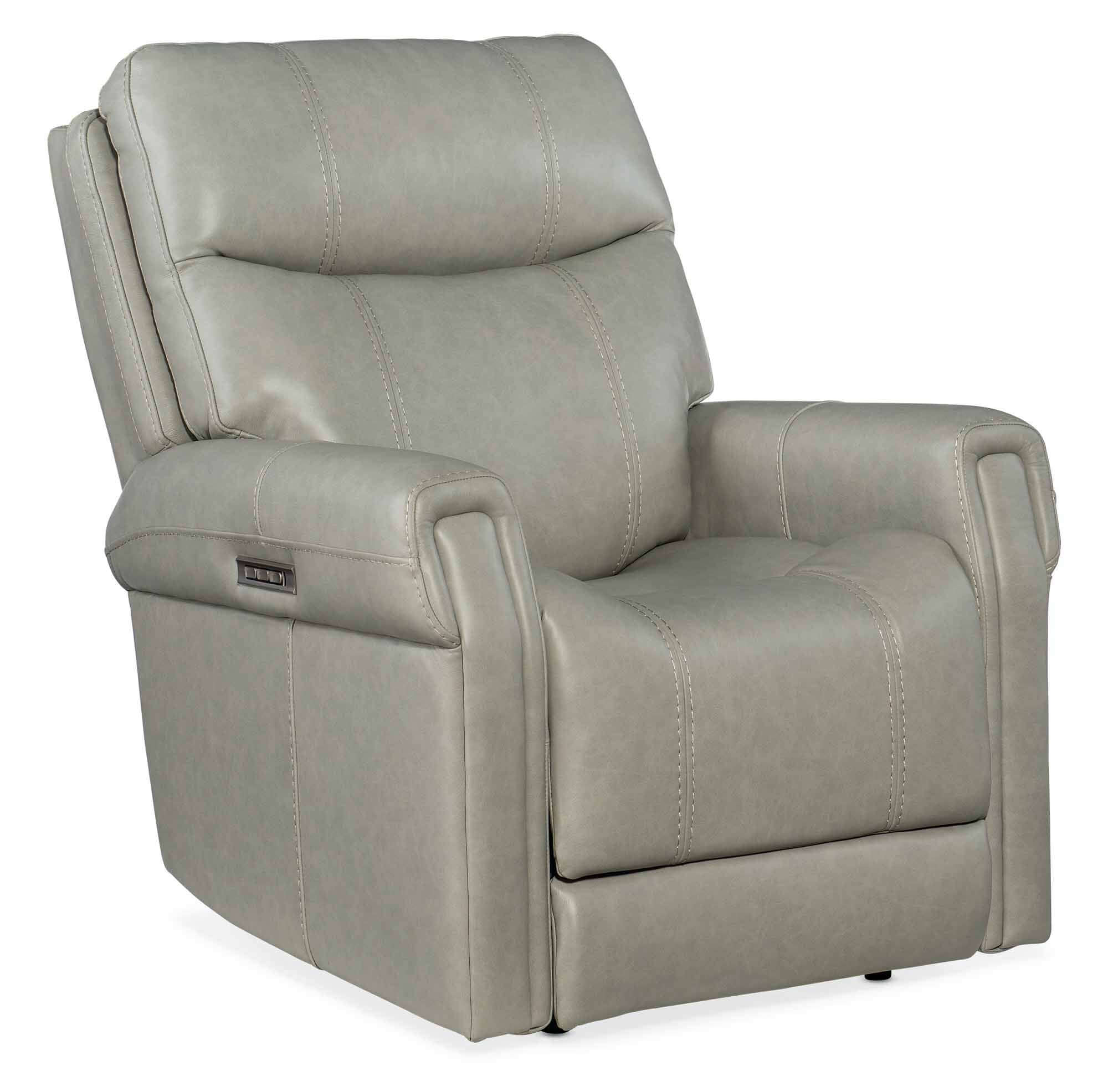 Cameron Leather Zero Gravity Power Recliner With Articulating Headrest And Lumbar