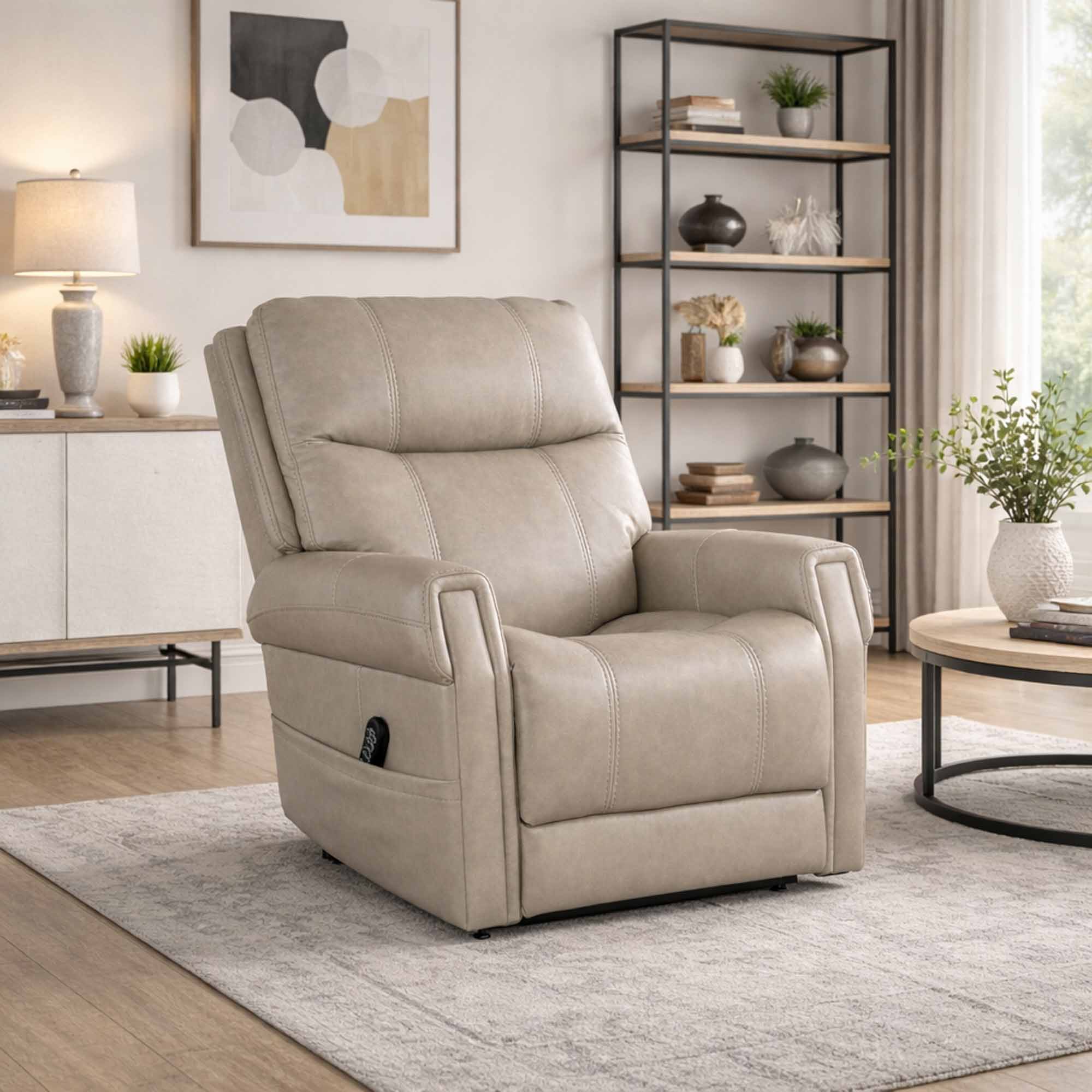 Cameron Leather Zero Gravity Power Recliner With Articulating Headrest And Lumbar - Image 7