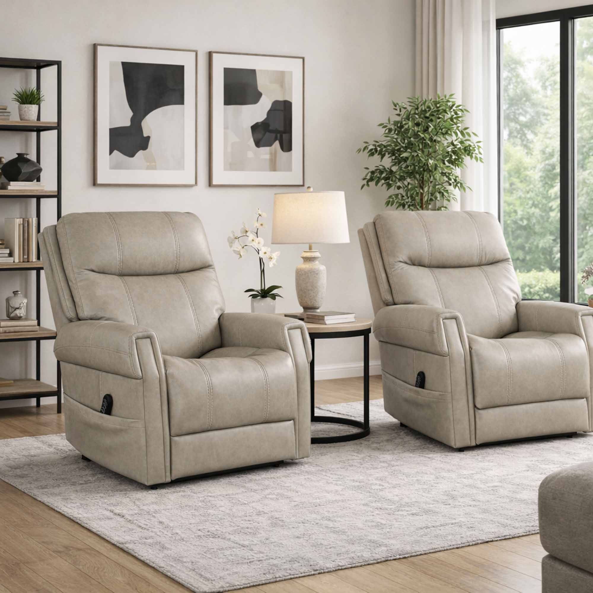 Cameron Leather Zero Gravity Power Recliner With Articulating Headrest And Lumbar - Image 8