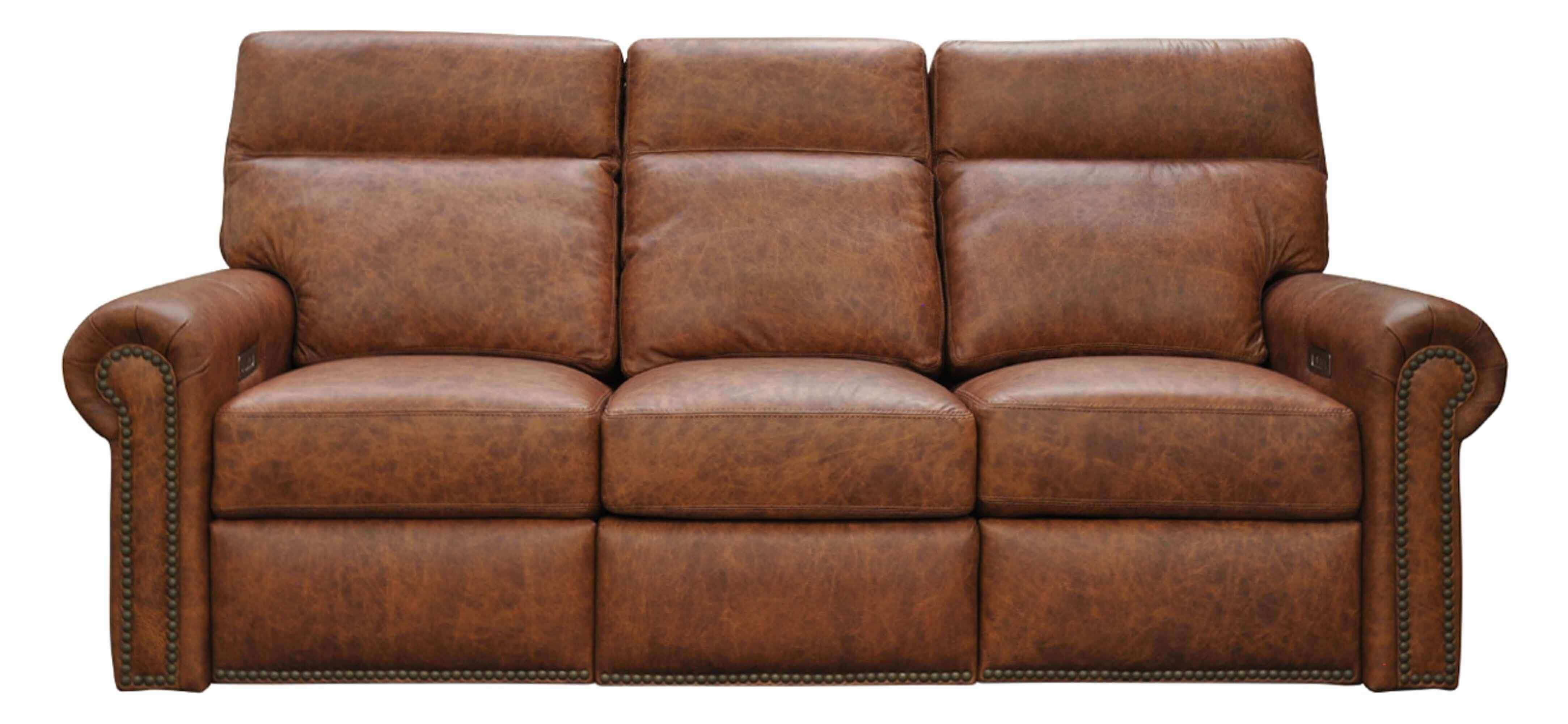 Campbell Leather Full Size Sofa Sleeper - Image 2
