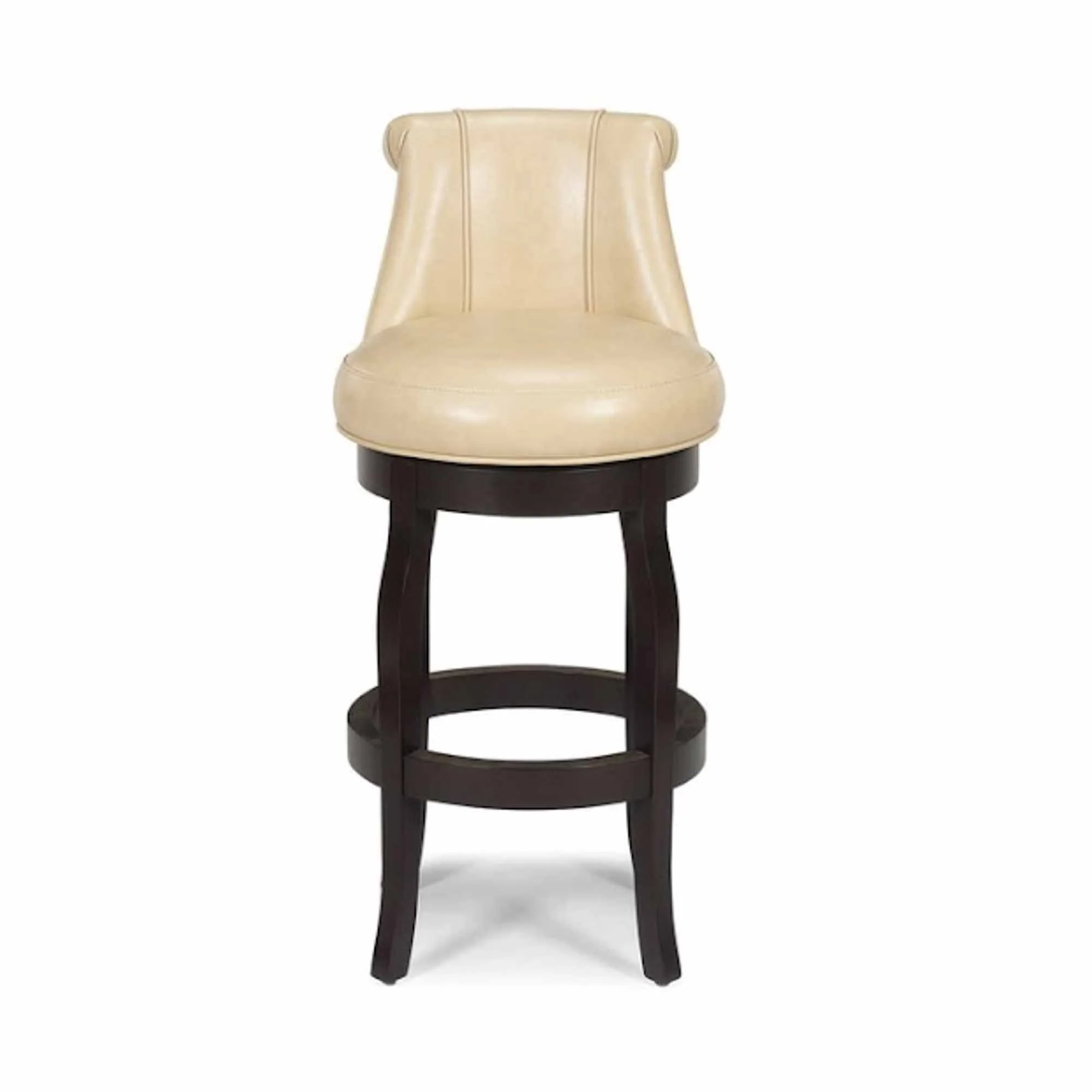 Caribbean Leather Swivel Bar Stool - Image 2
