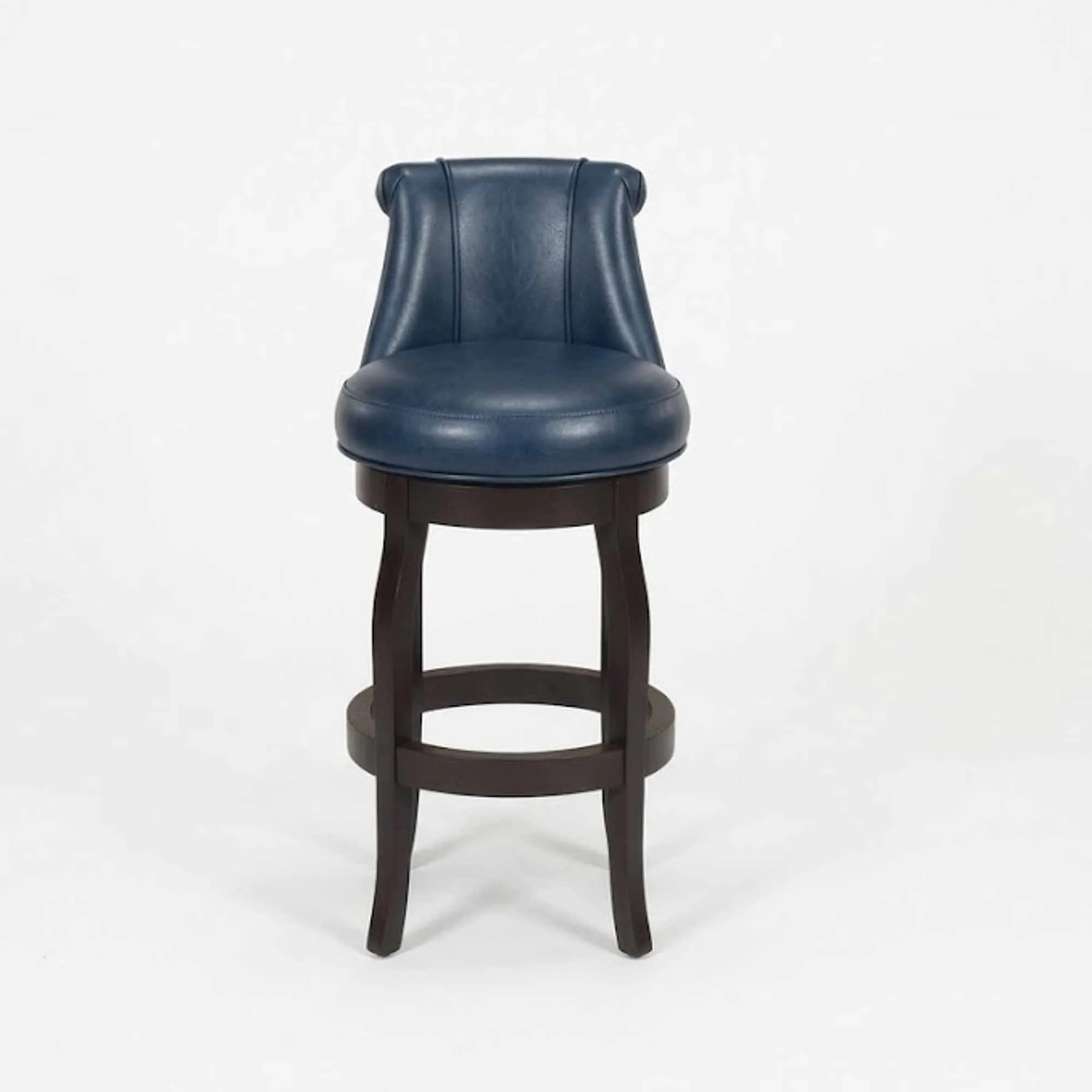 Caribbean Leather Swivel Bar Stool - Image 3