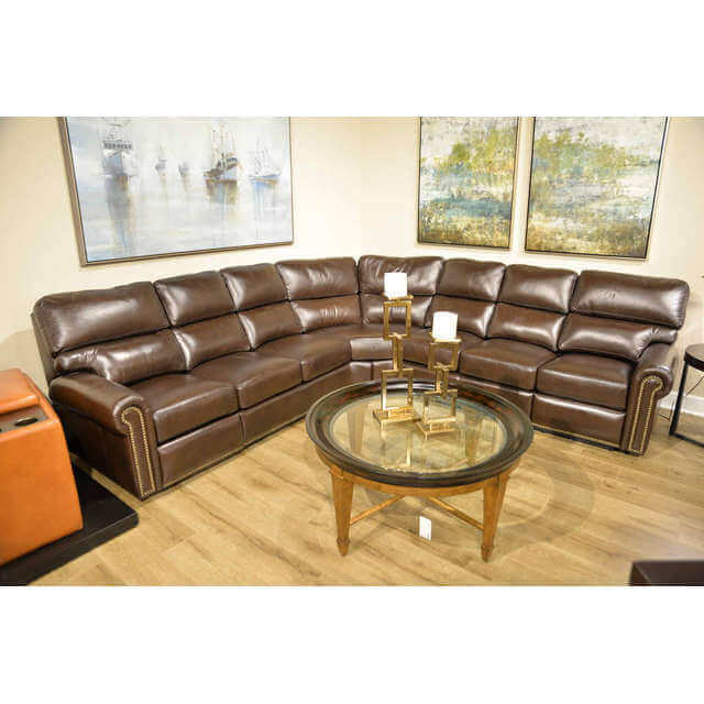 Carlton Leather Reclining Sectional - Image 3