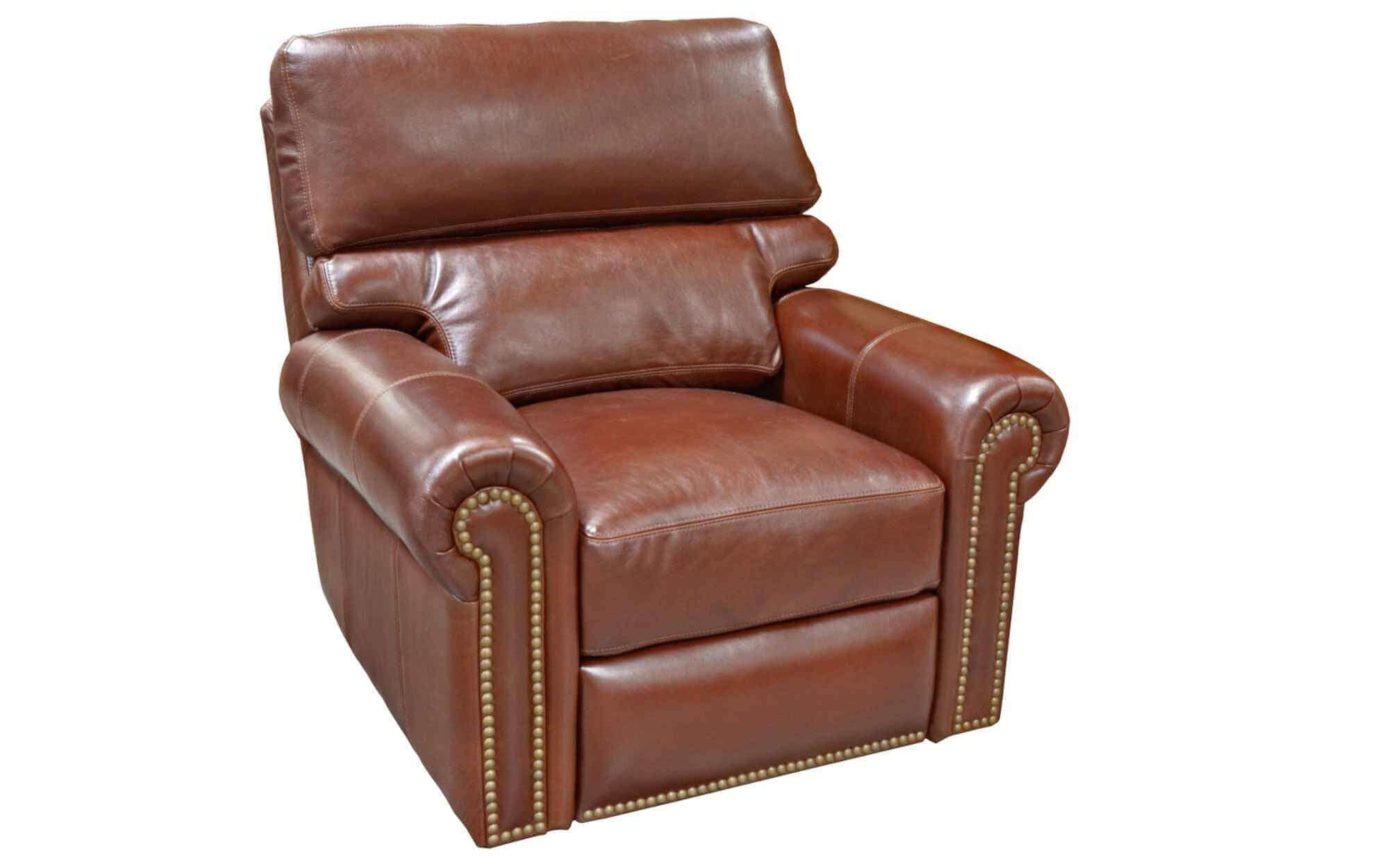 Carlton Leather Swivel Glider Recliner