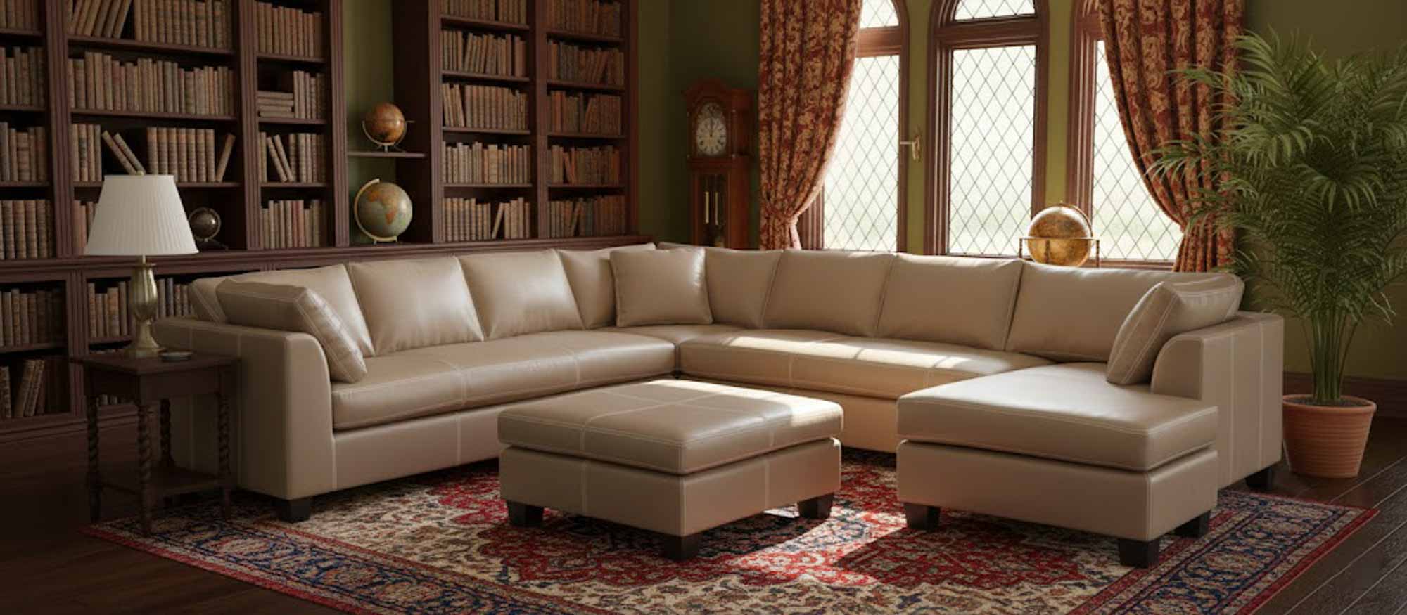 Carolina Leather Sectional - Image 10