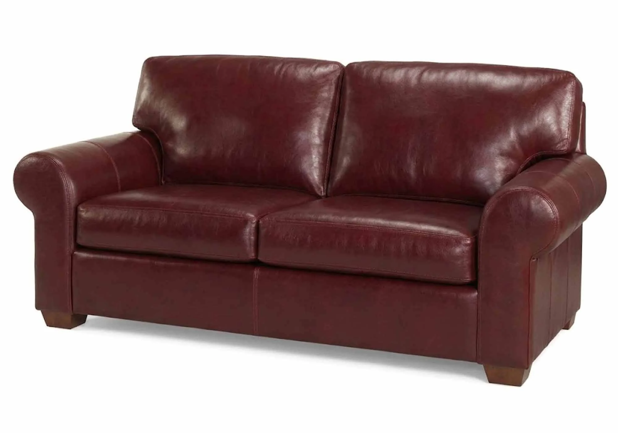 Castle Rock Leather Loveseat