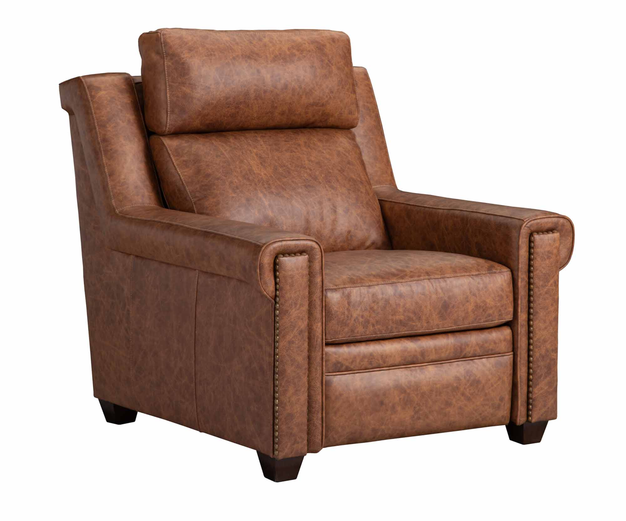 Charmed Leather Power Recliner With Articulating Headrest
