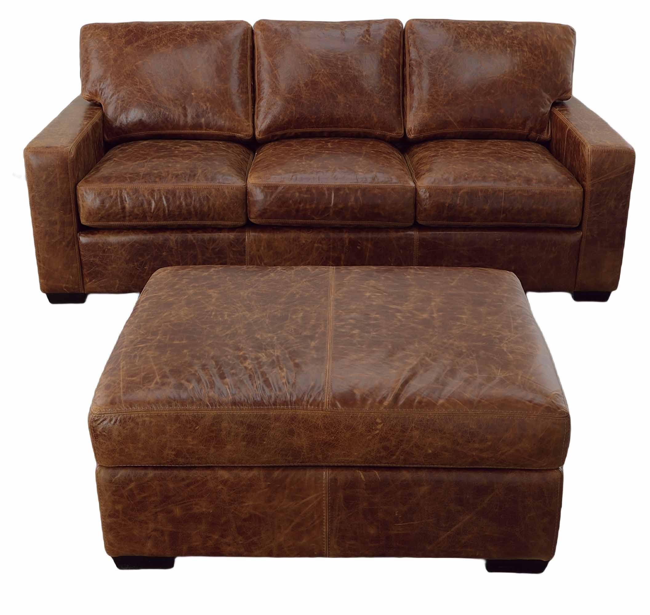 City Craft Leather Sofa - Image 3