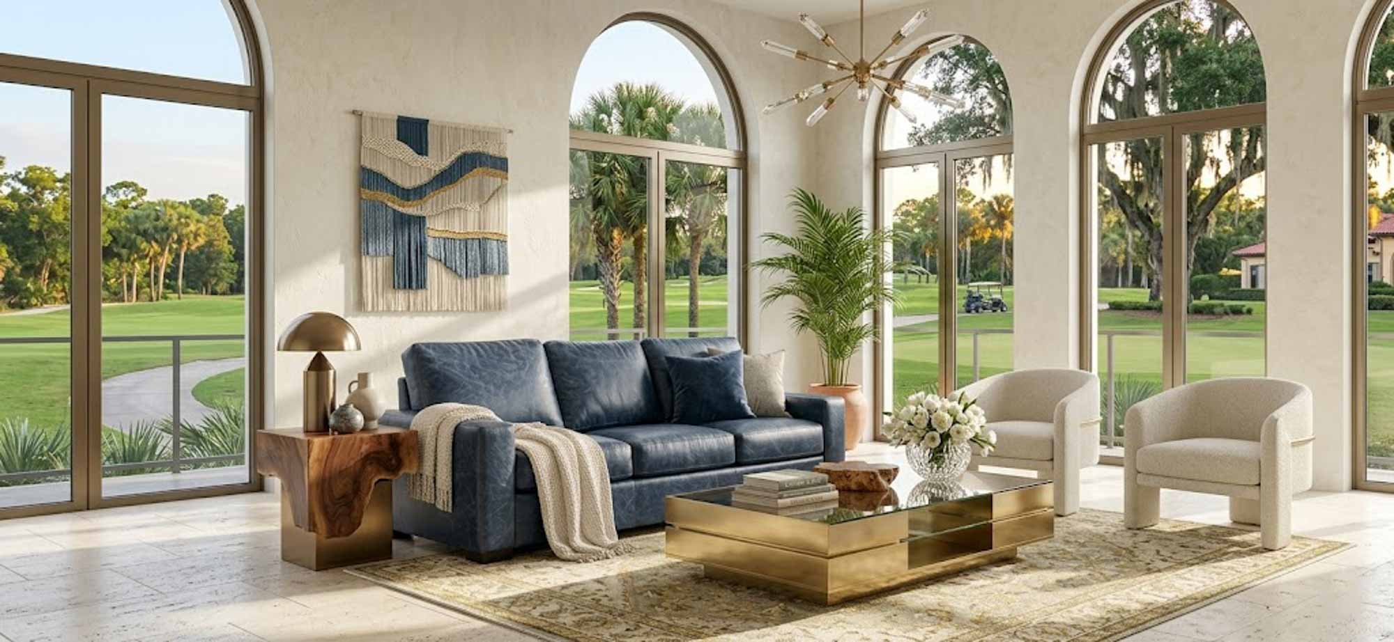 City Craft Leather Sofa - Image 6