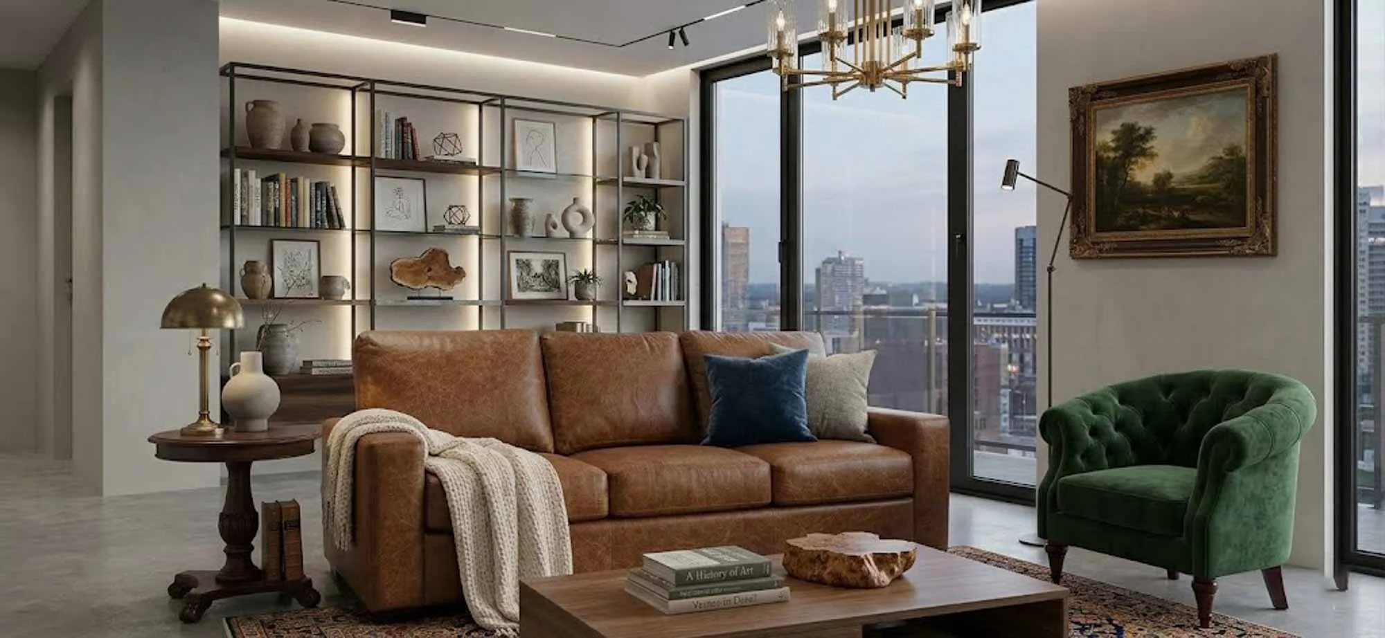 City Craft Leather Sofa - Image 8