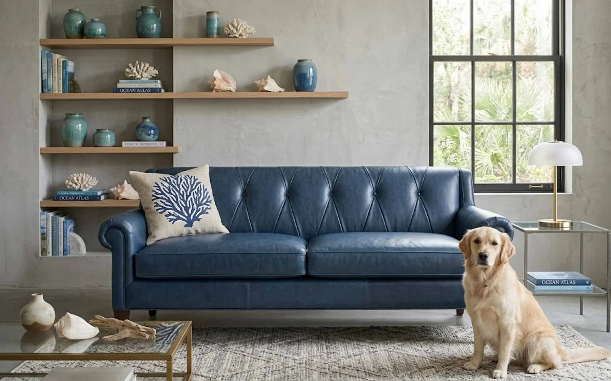 Cleo Leather Loveseat - Image 4
