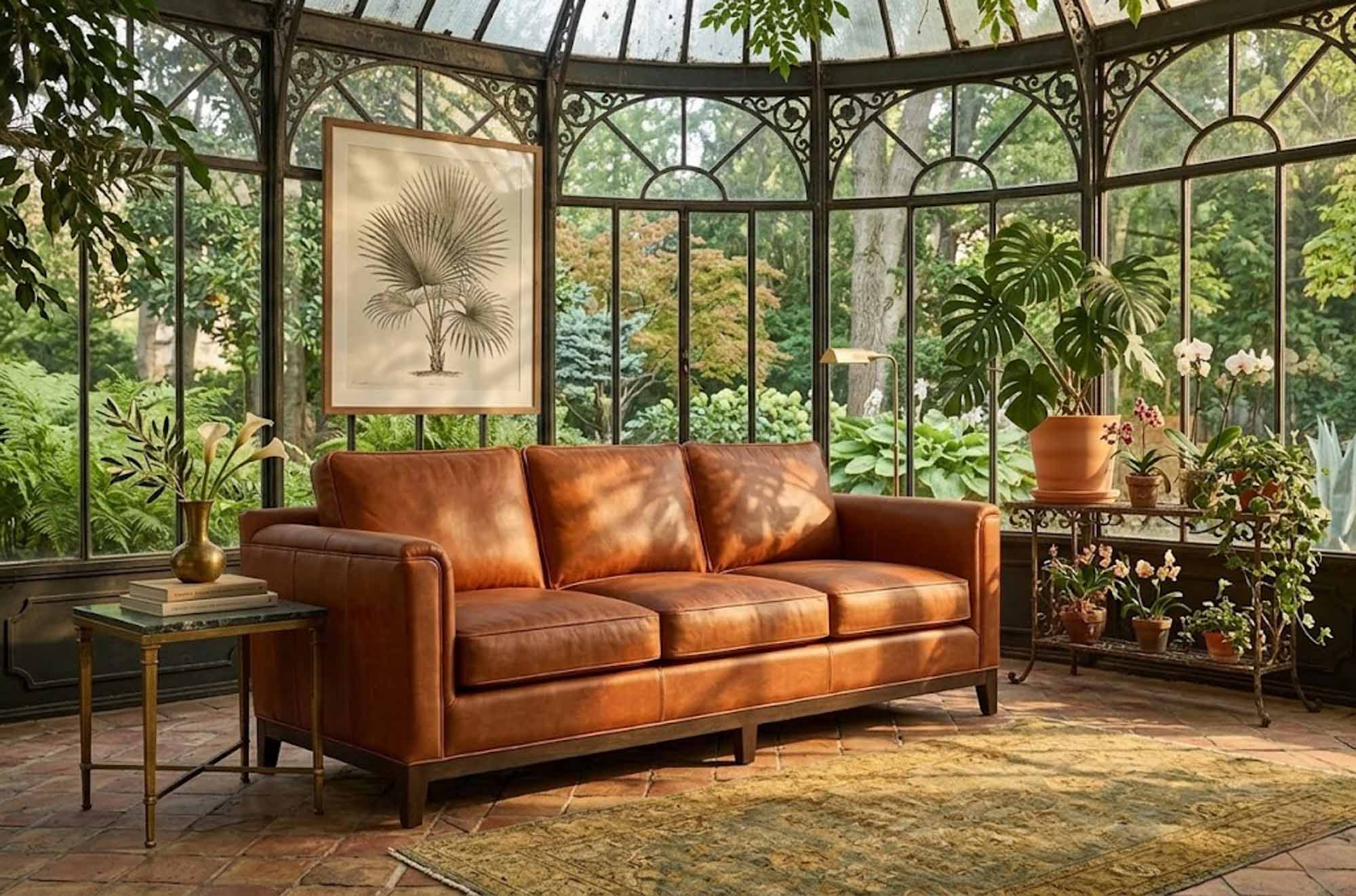 Cloud Nine Leather Sofa - Image 4