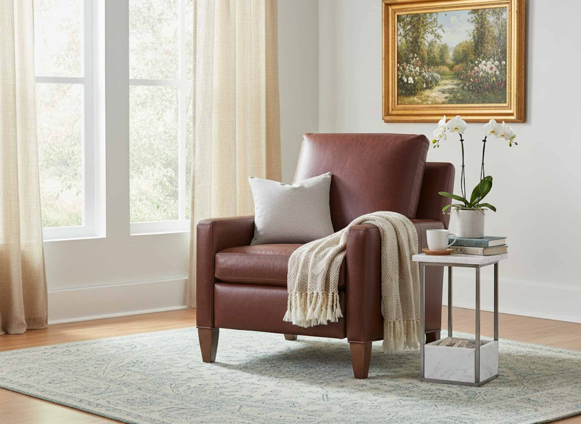 Coco Leather Recliner - Image 3