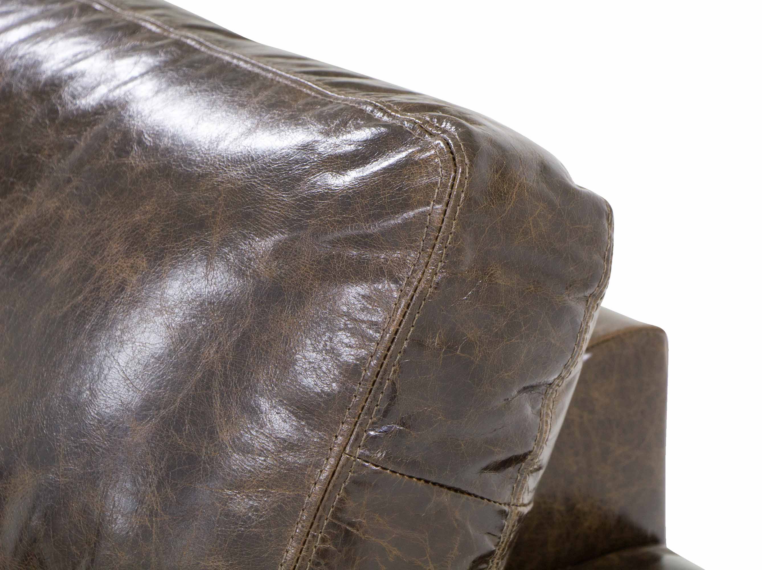 Colebrook Leather Sofa With Chaise - Image 5