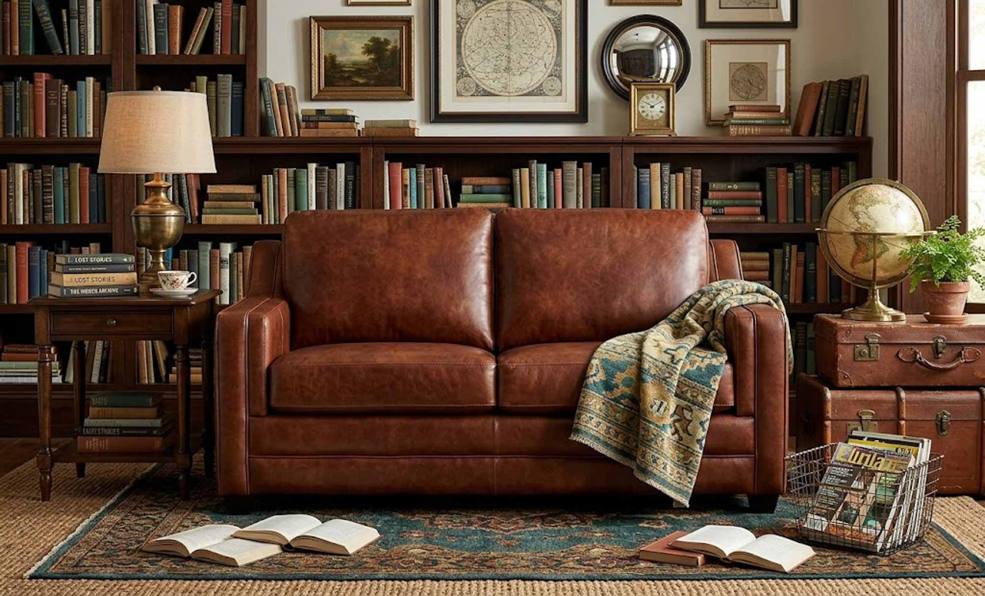 Corissa Leather Loveseat - Image 5