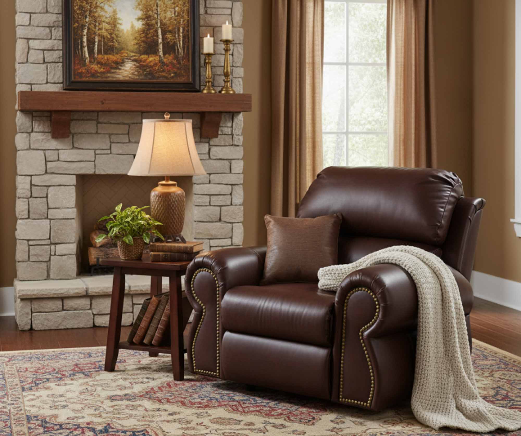 Cortina Leather Recliner - Image 4