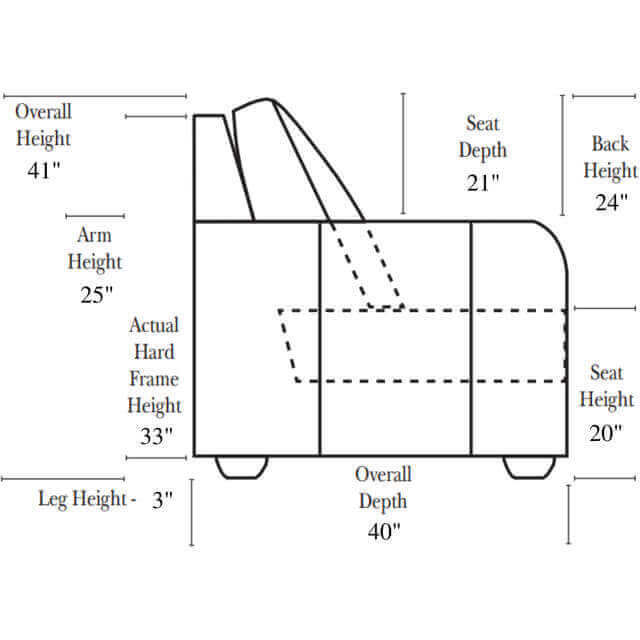 Cortina Leather Reclining Sofa - Image 6