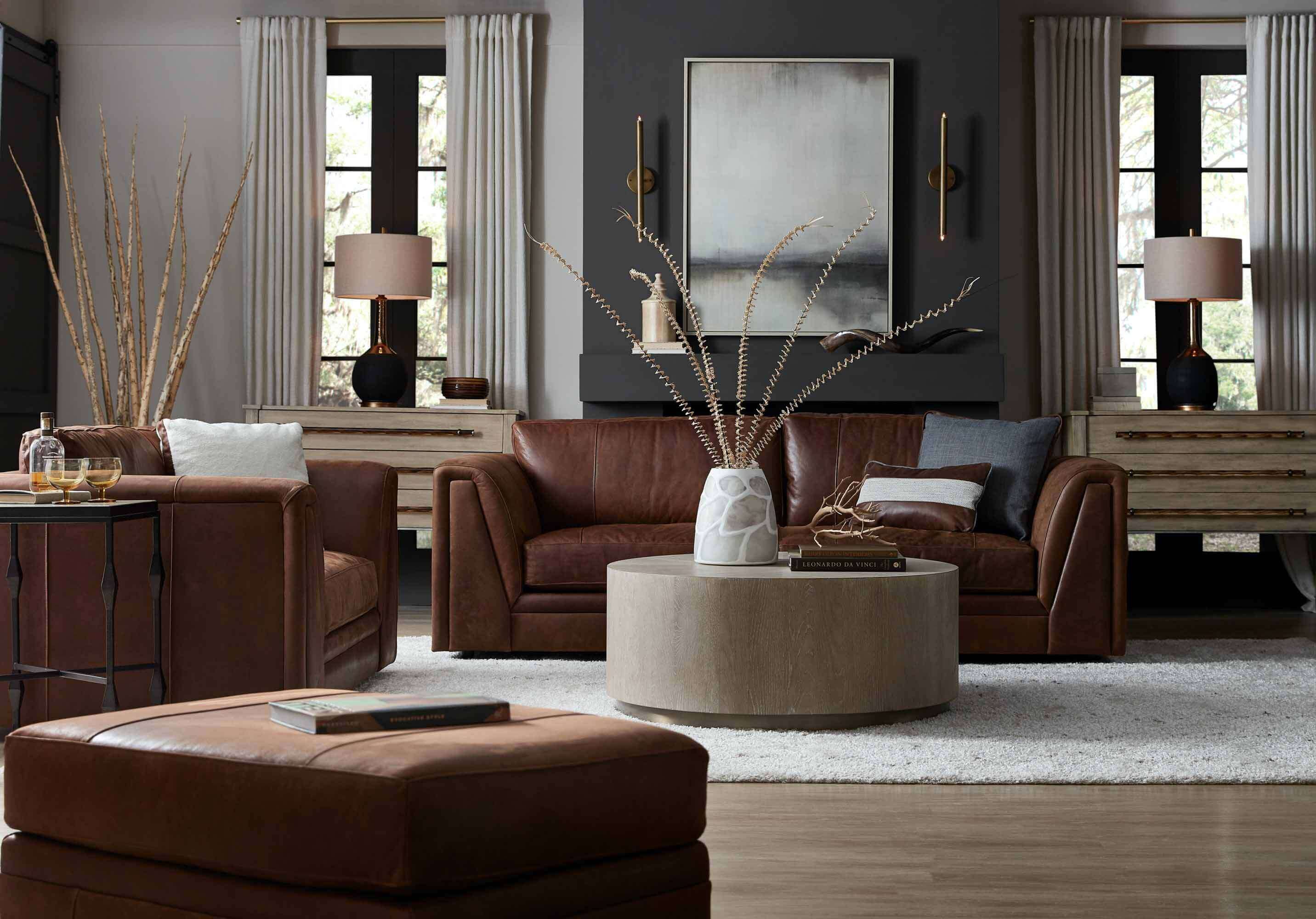 Crew Leather Sofa - Image 10
