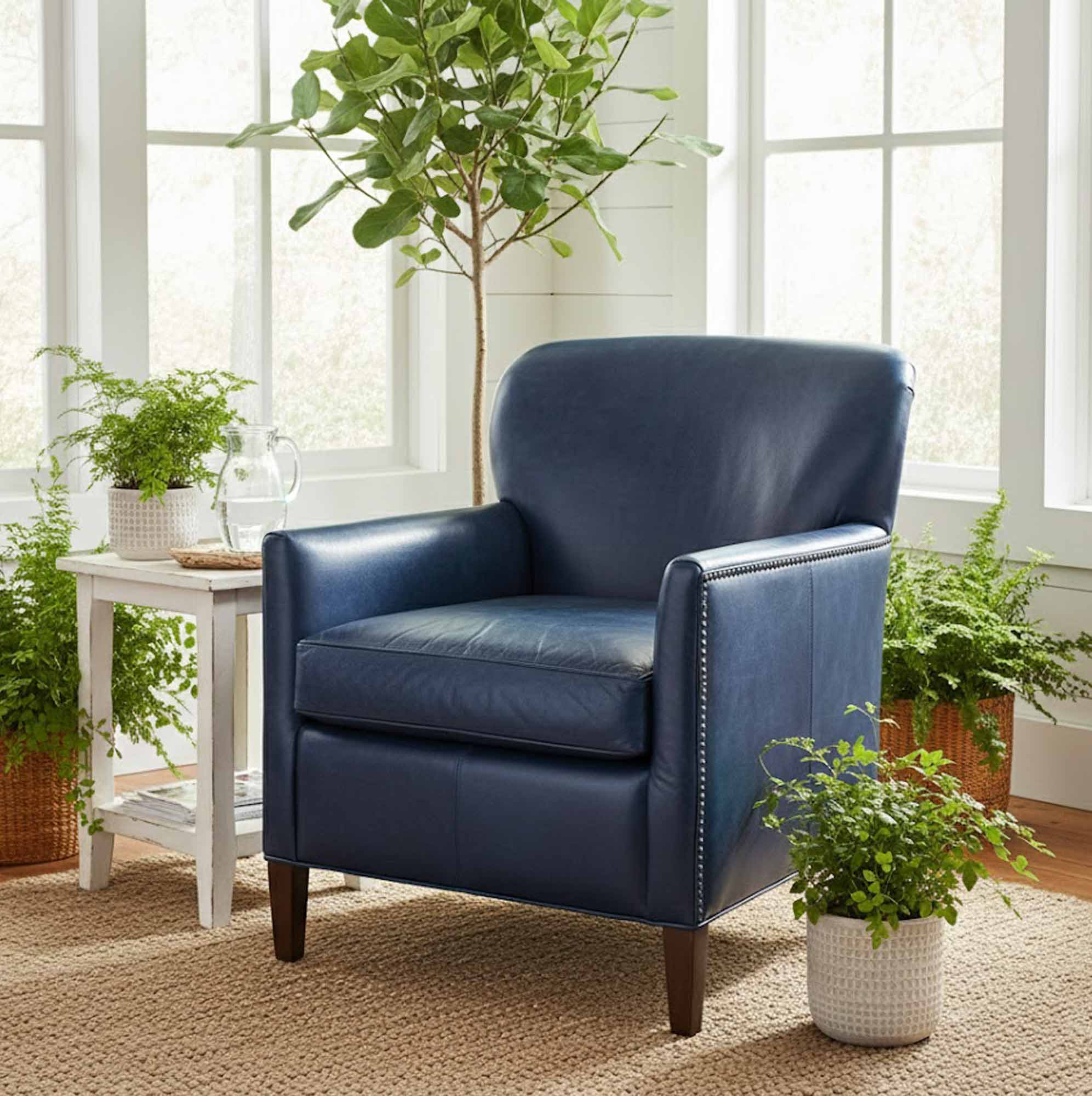 Crosby Leather Chair - Image 3
