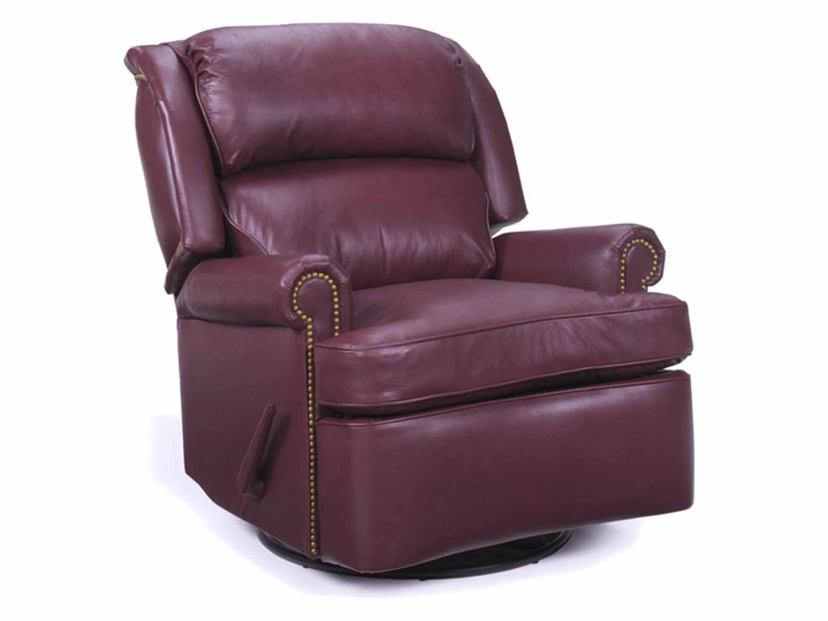 Cumberland Leather Swivel Glider Recliner - Image 3