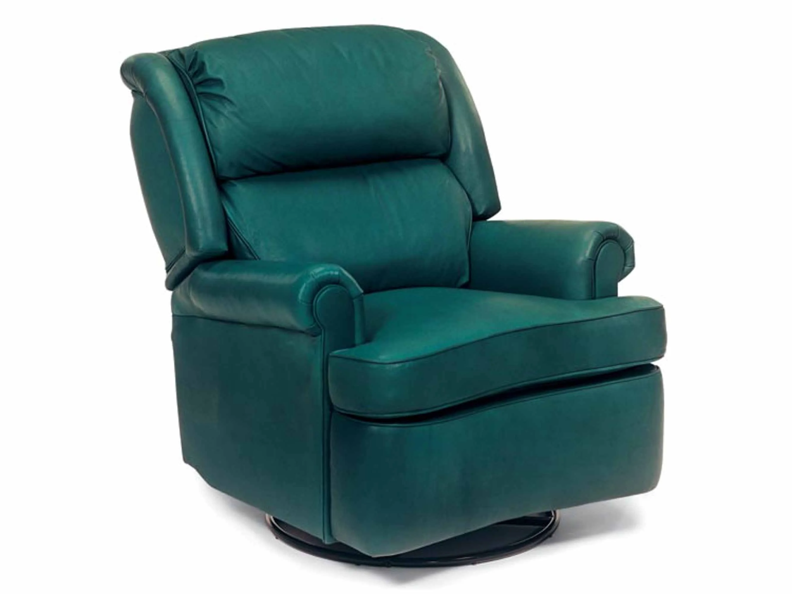 Cumberland Leather Swivel Glider Recliner - Image 4