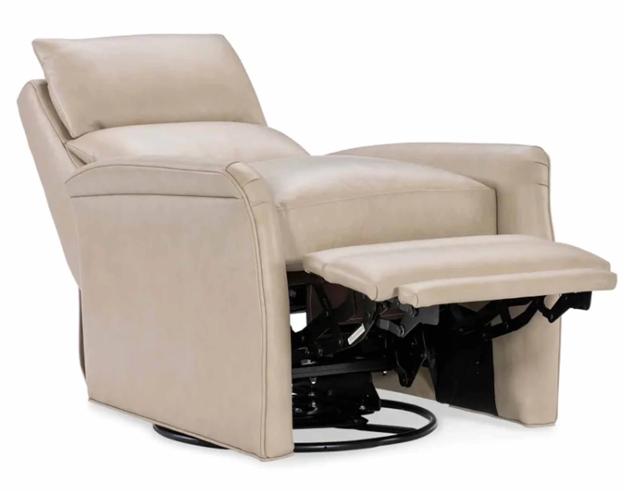 Dannie Leather Swivel Glider Recliner - Image 14