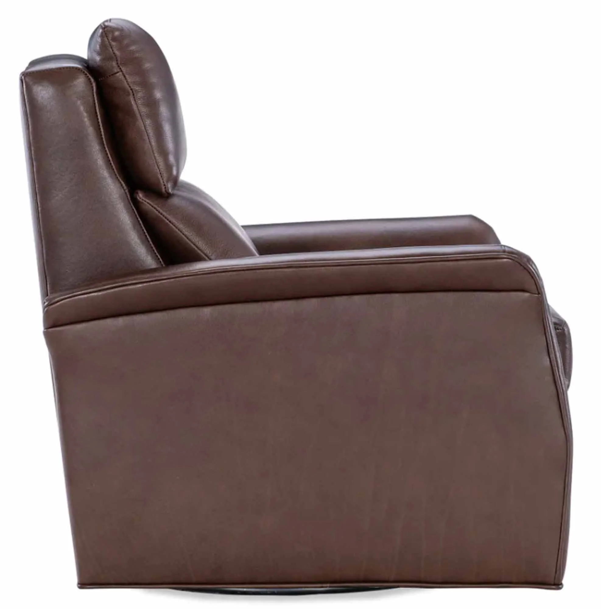 Dannie Leather Swivel Glider Recliner - Image 3