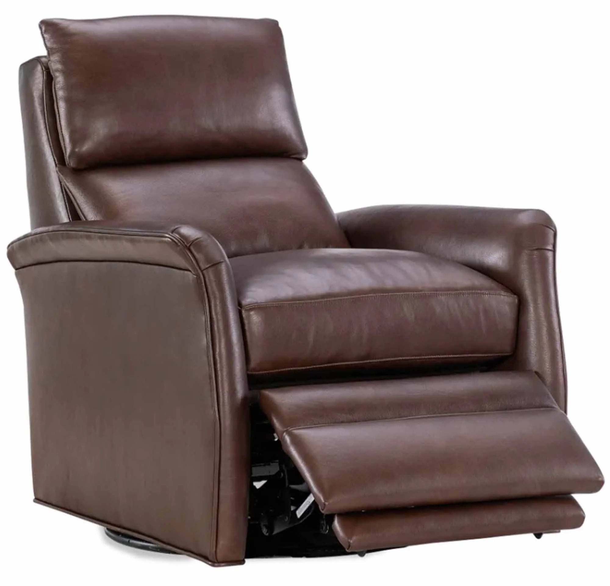Dannie Leather Swivel Glider Recliner - Image 5