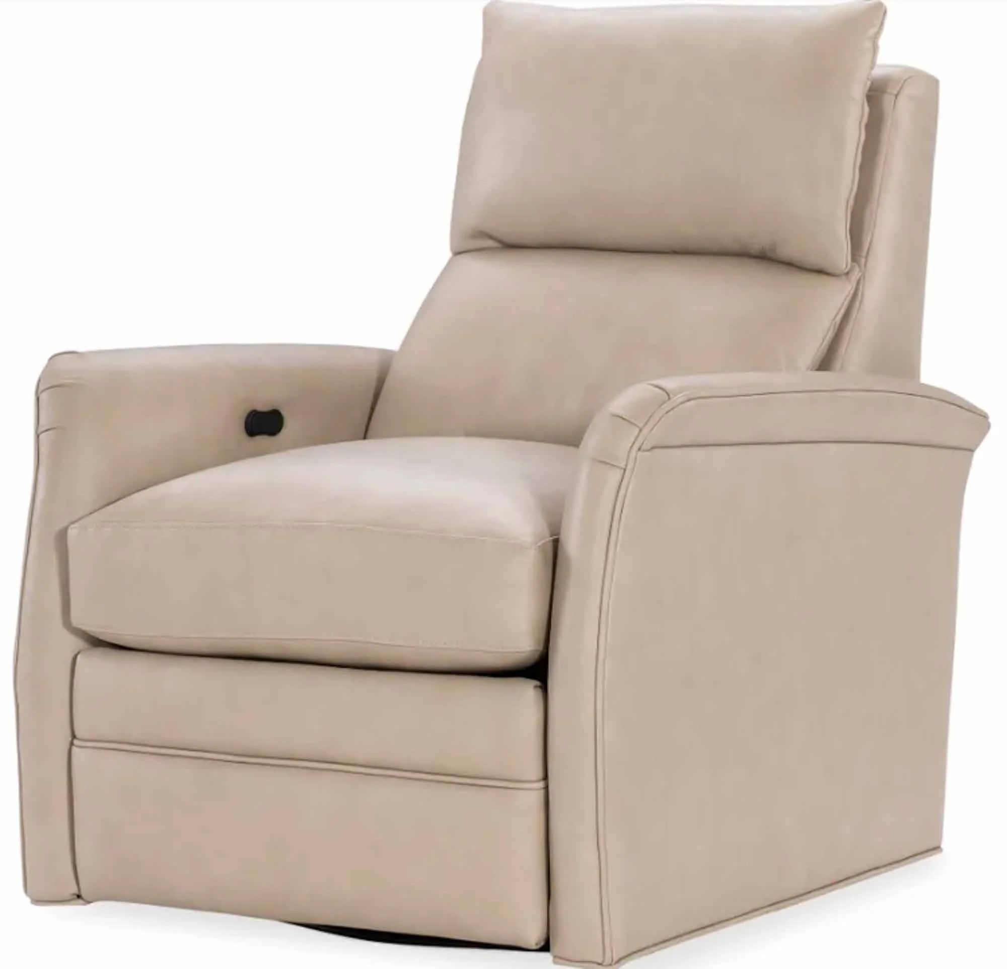 Dannie Leather Swivel Glider Recliner - Image 8
