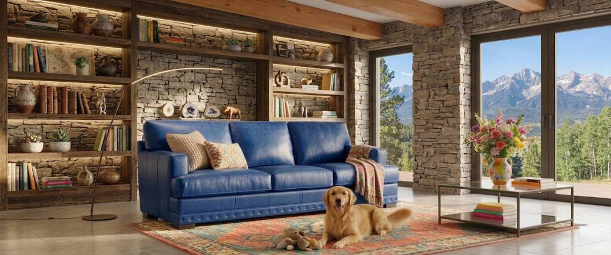 Dolce Leather Sofa - Image 5