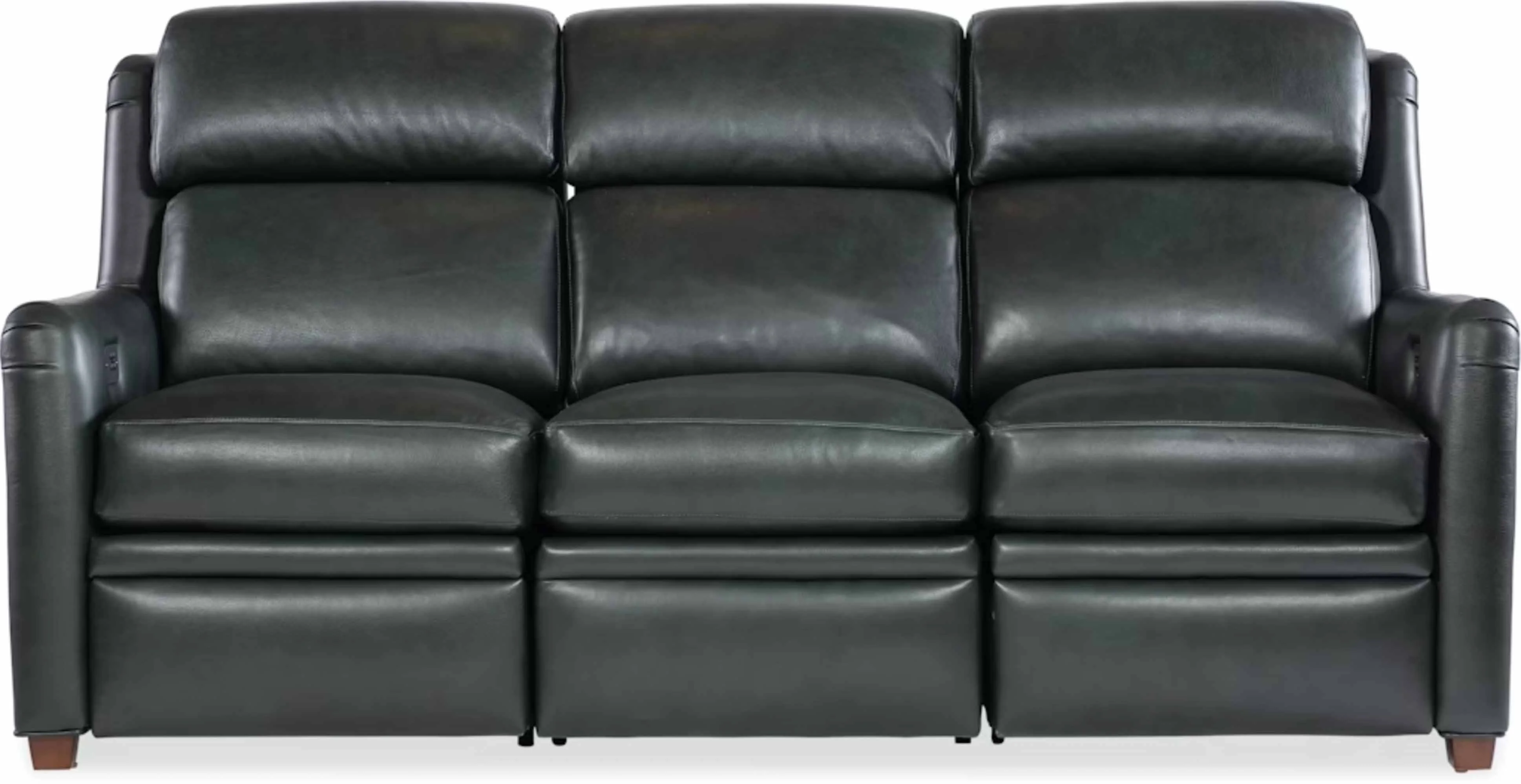Dominos Leather Power Reclining Sofa With Articulating Headrest - Image 9