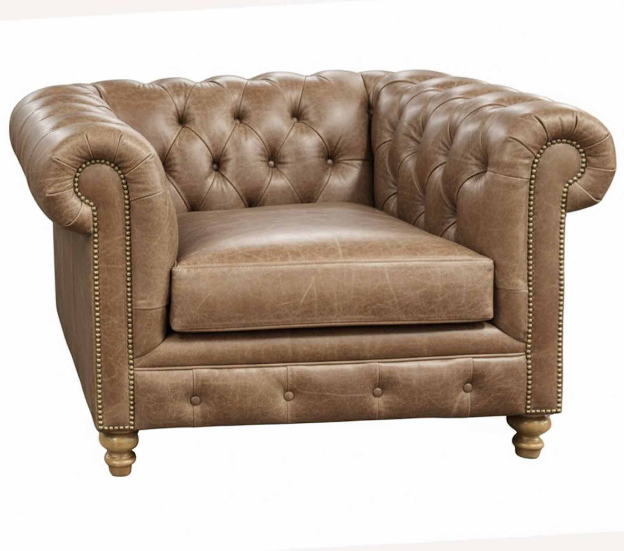 Donald Leather Chair - Image 2