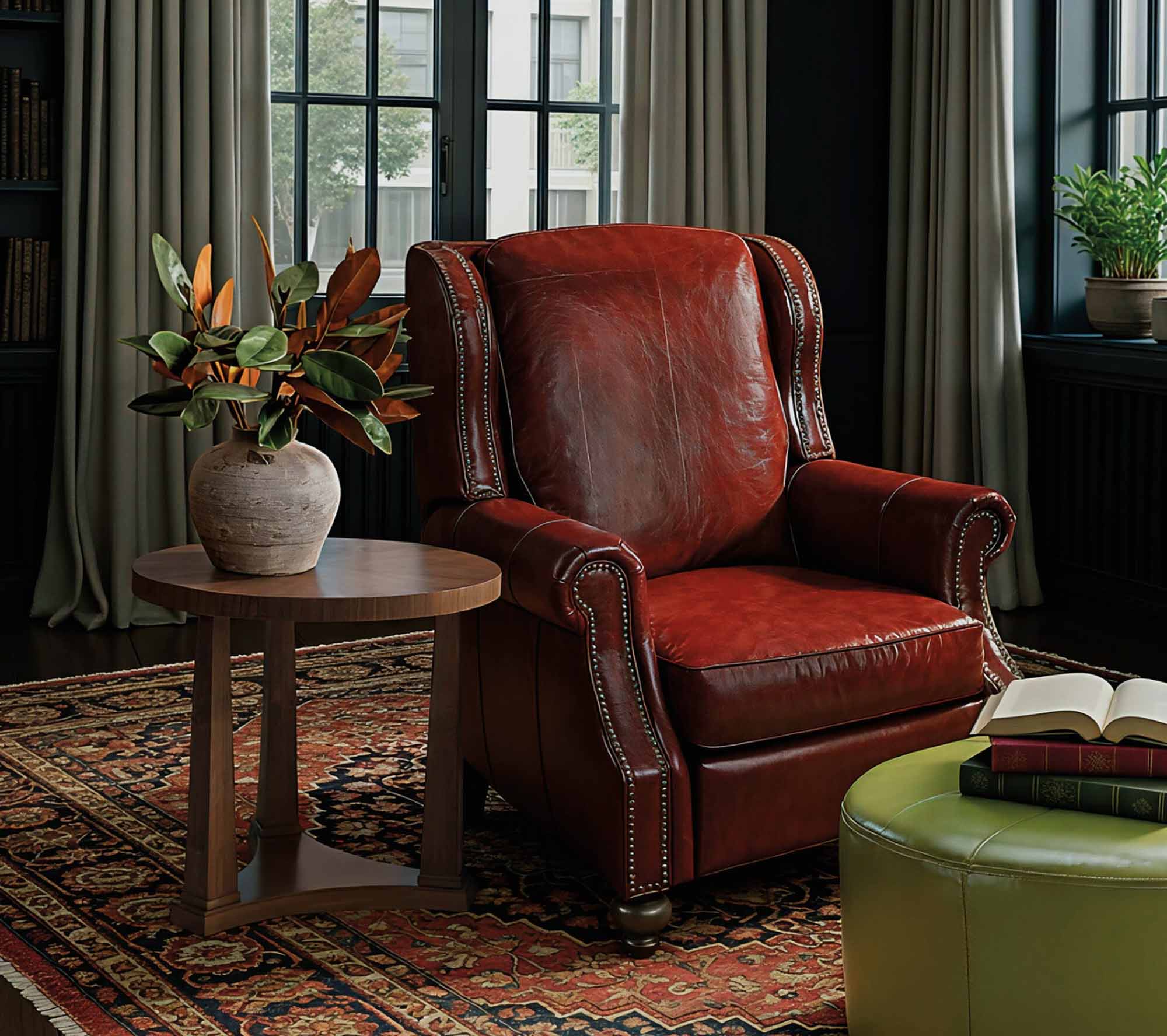 Drake Leather Recliner - Image 4