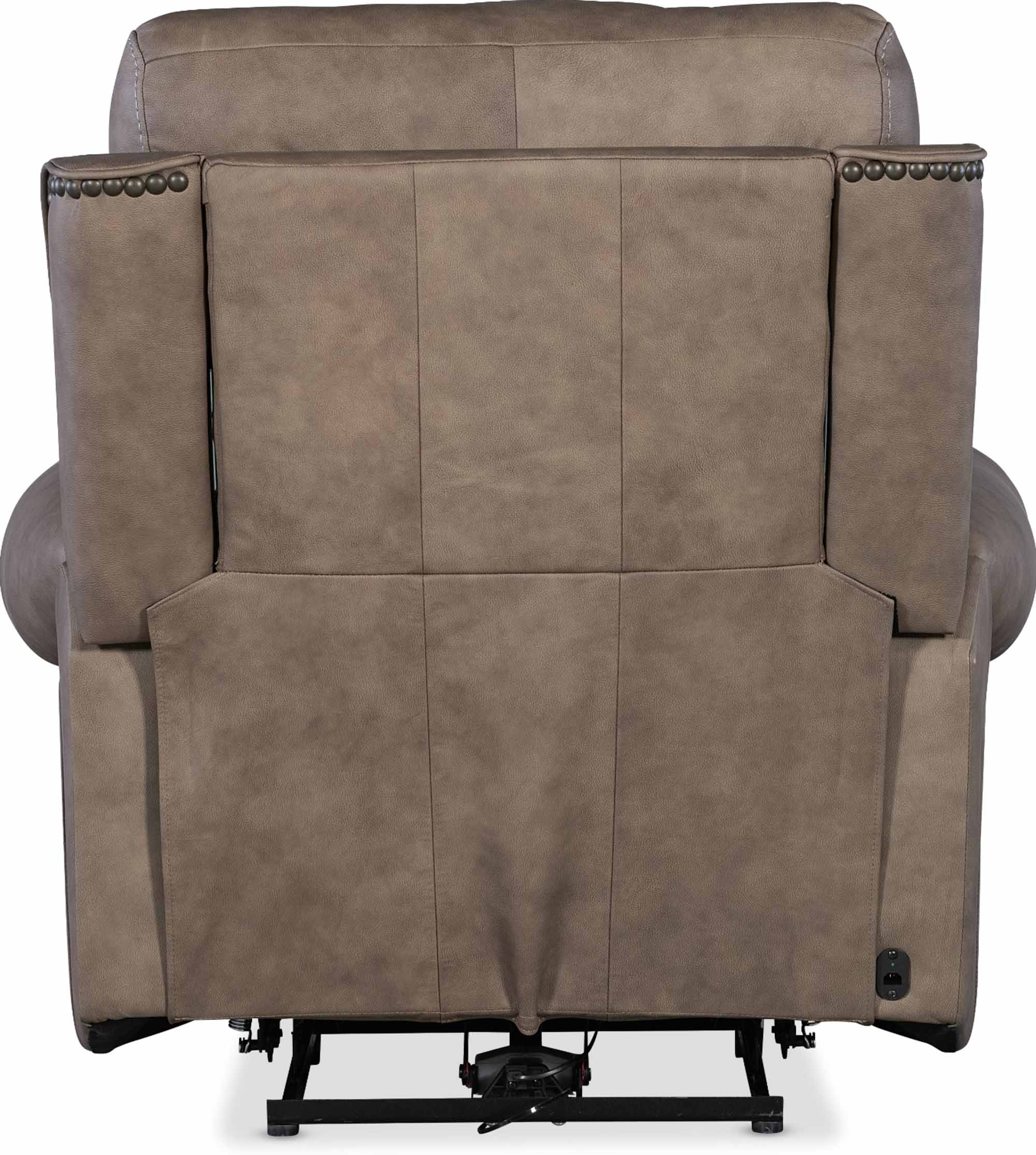 Dustin Leather Power Recliner With Articulating Headrest And Lumbar - Image 4