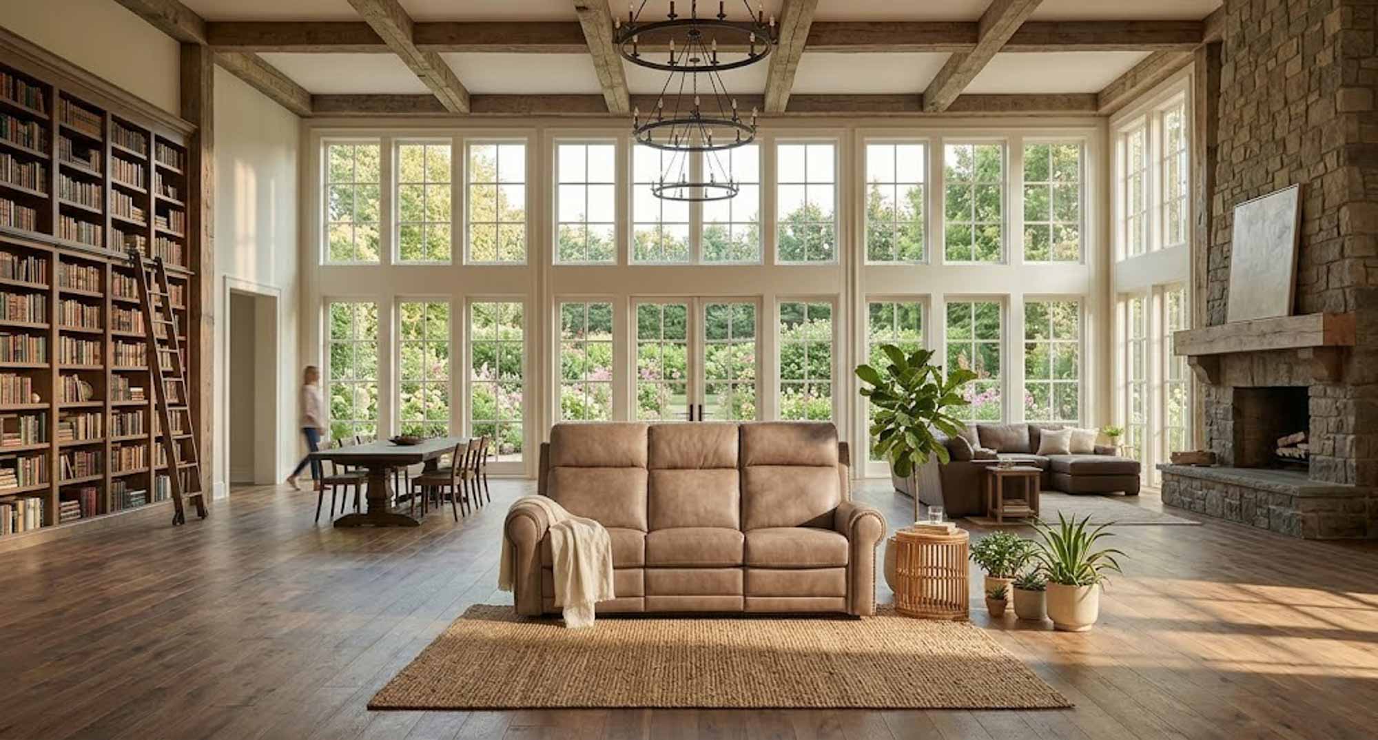 Dustin Leather Power Reclining Sofa With Articulating Headrest And Lumbar - Image 11