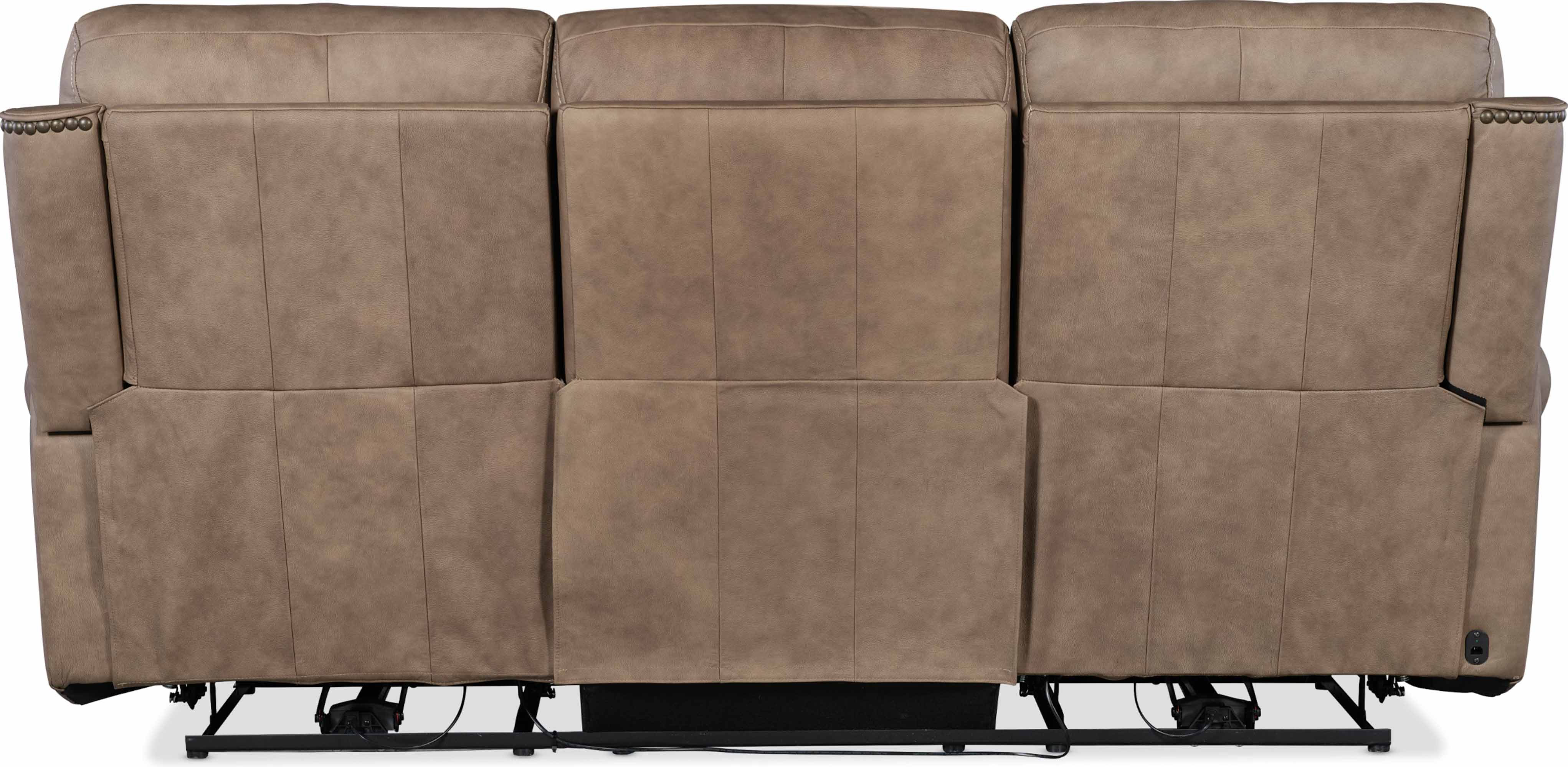 Dustin Leather Power Reclining Sofa With Articulating Headrest And Lumbar - Image 4