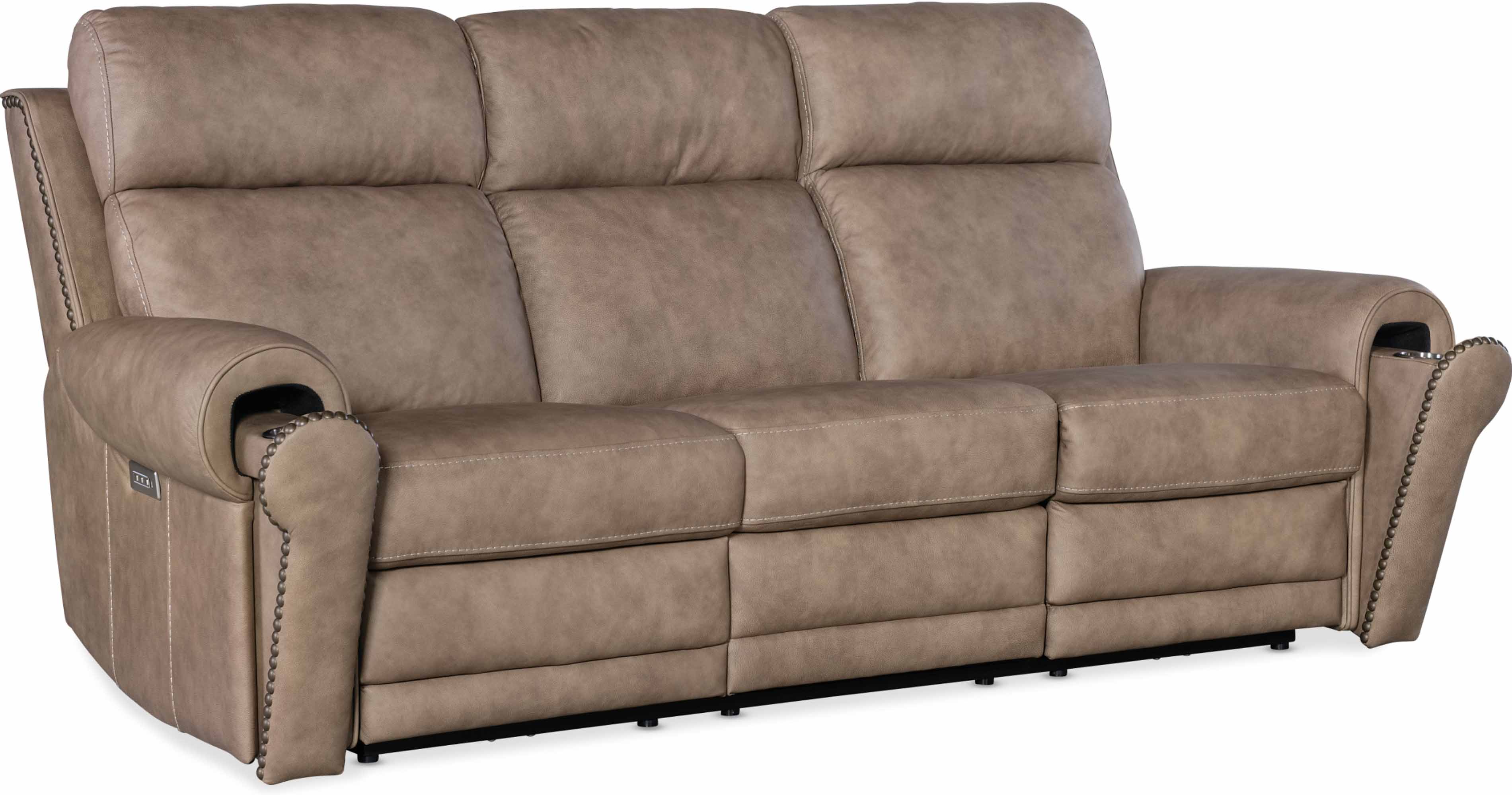 Dustin Leather Power Reclining Sofa With Articulating Headrest And Lumbar - Image 5