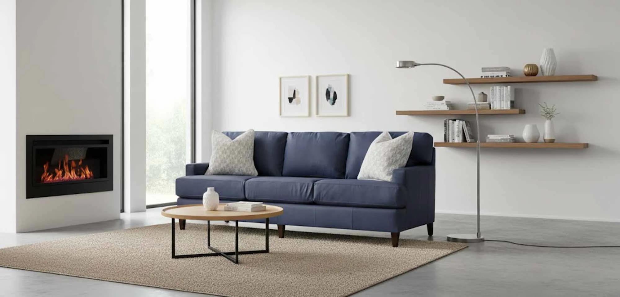Effie Leather Loveseat - Image 3
