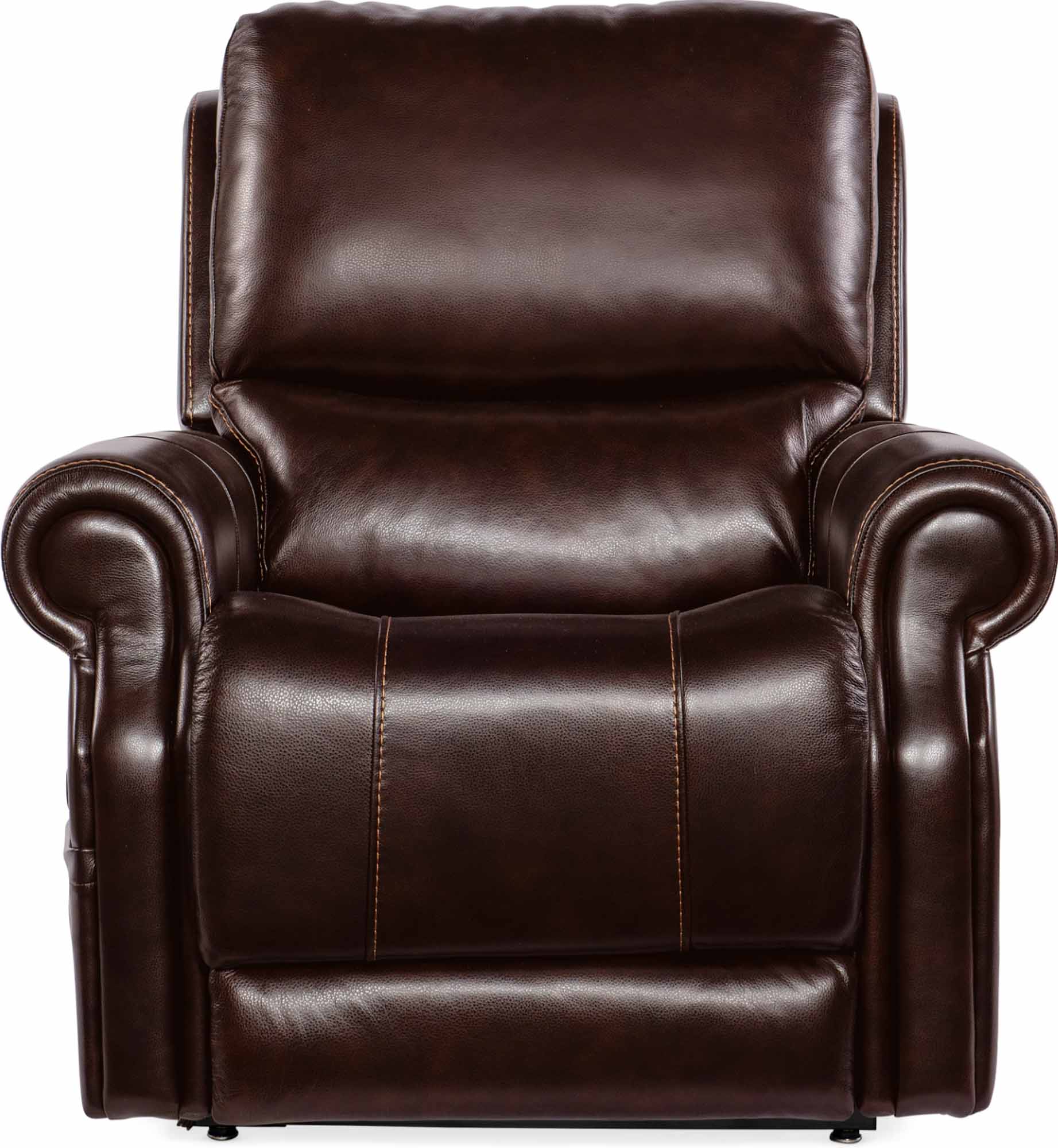 Eisley Leather Power Lift Recliner With Articulating Headrest And Lumbar In Brown - Image 2